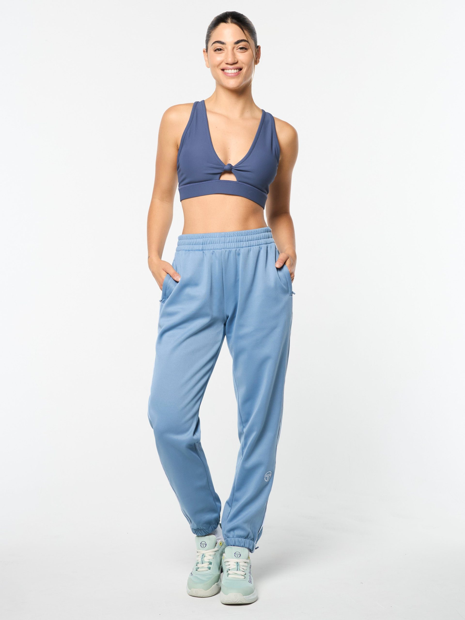 Miss Lioni Track Pant- Faded Denim - Image 4