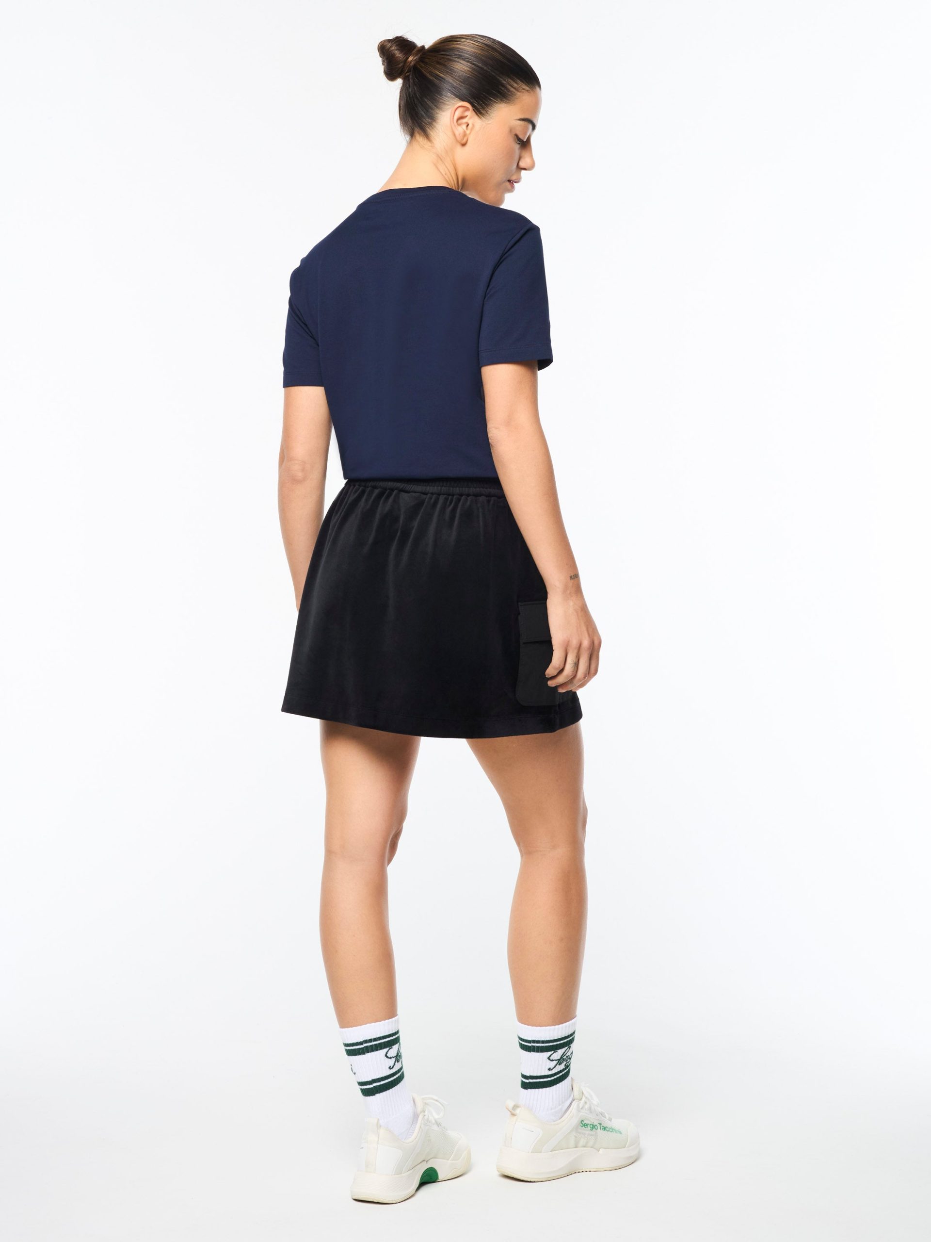 Adele Velour Skirt- Black Beauty - Image 7