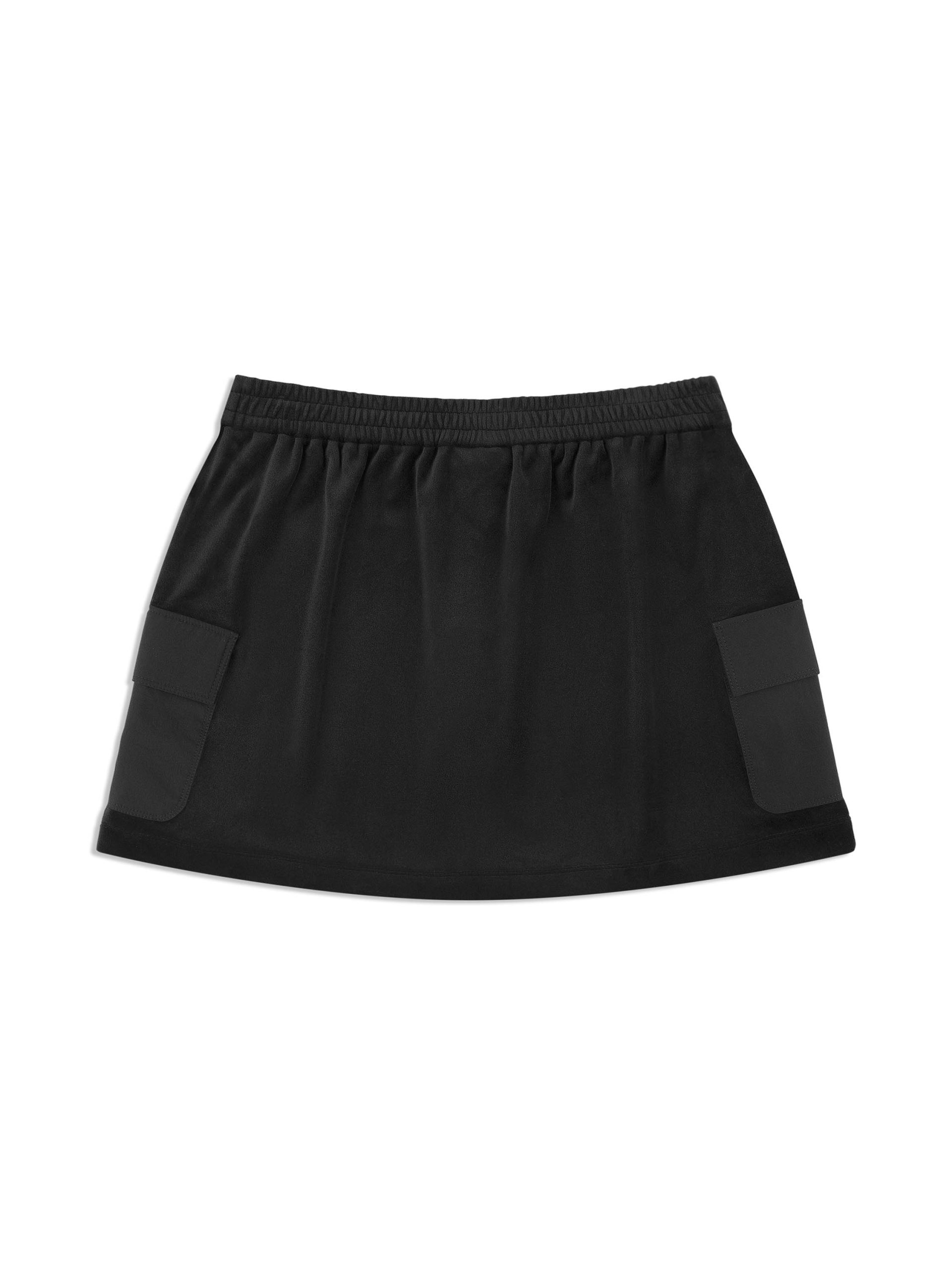 Adele Velour Skirt- Black Beauty - Image 5