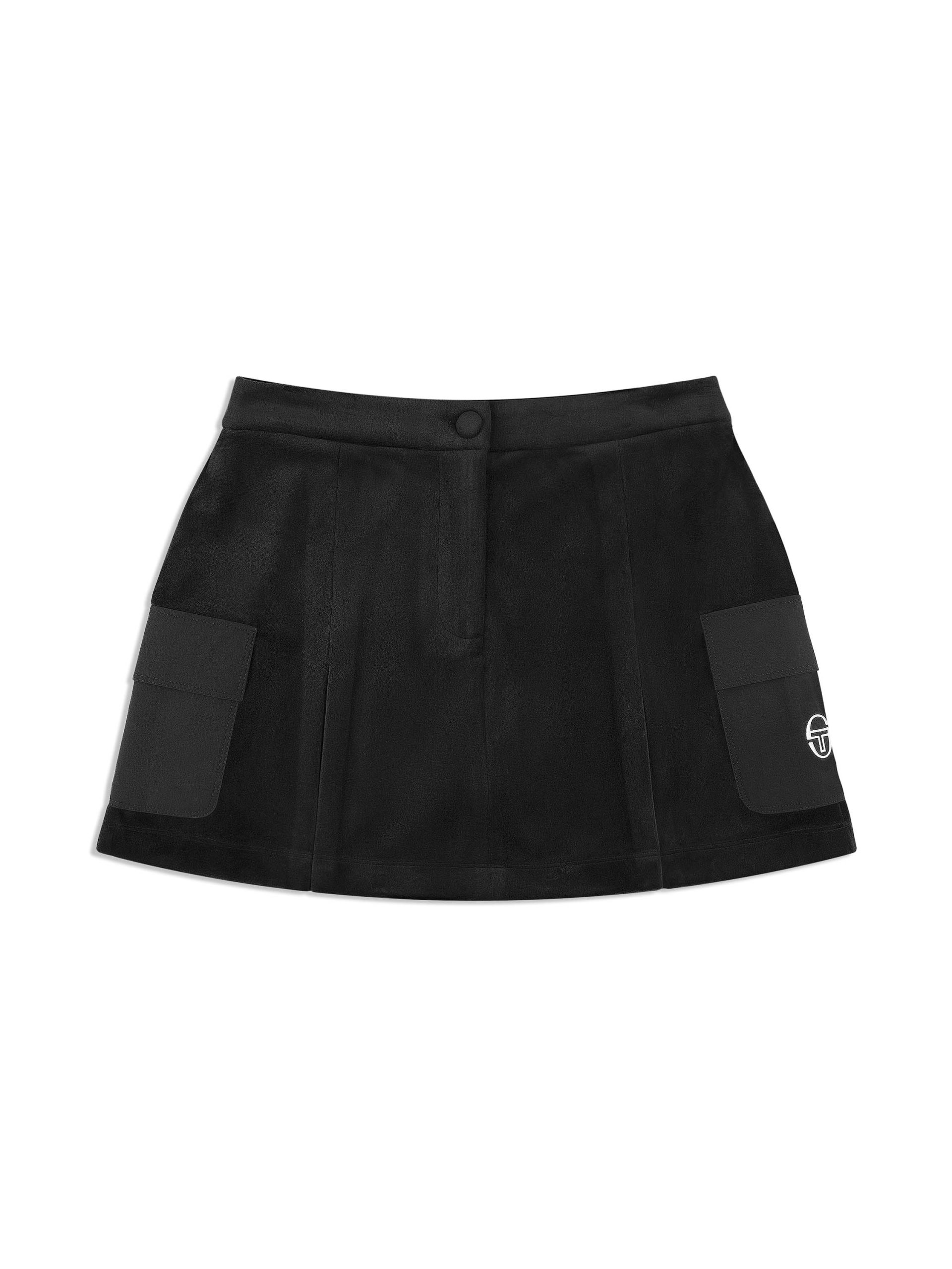 Adele Velour Skirt- Black Beauty - Image 3