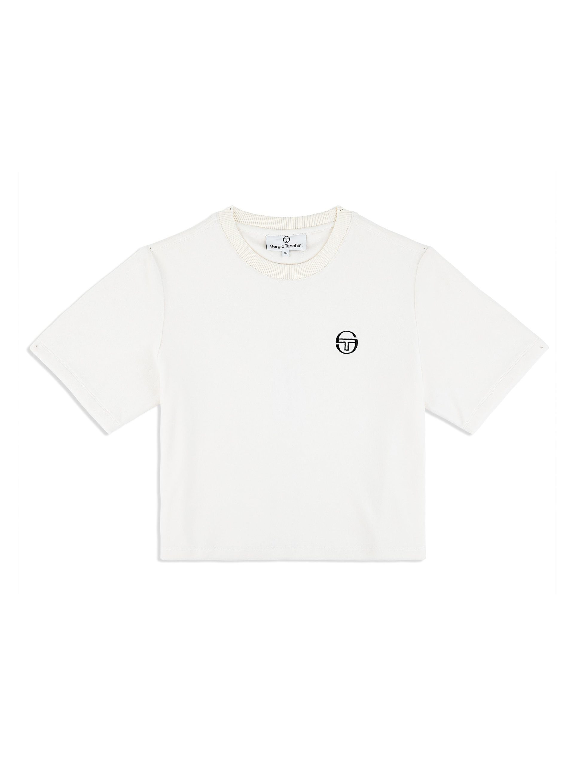 Adele Velour T-Shirt- Gardenia - Image 3