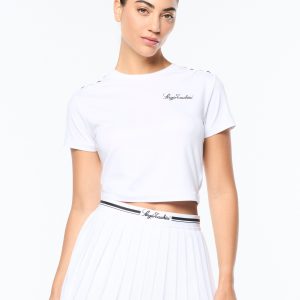 Verona Crop Top- Brilliant White