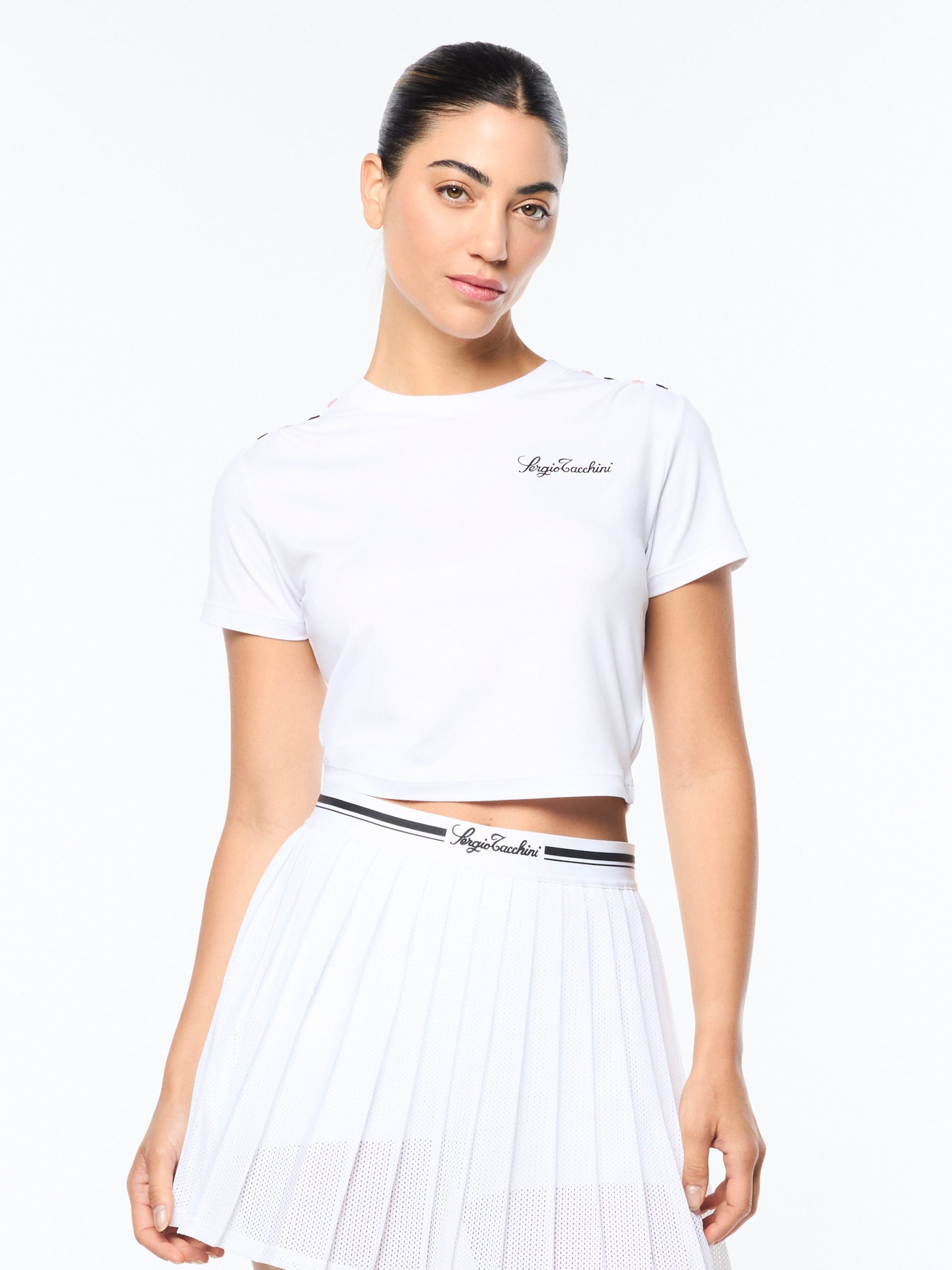 Verona Crop Top- Brilliant White