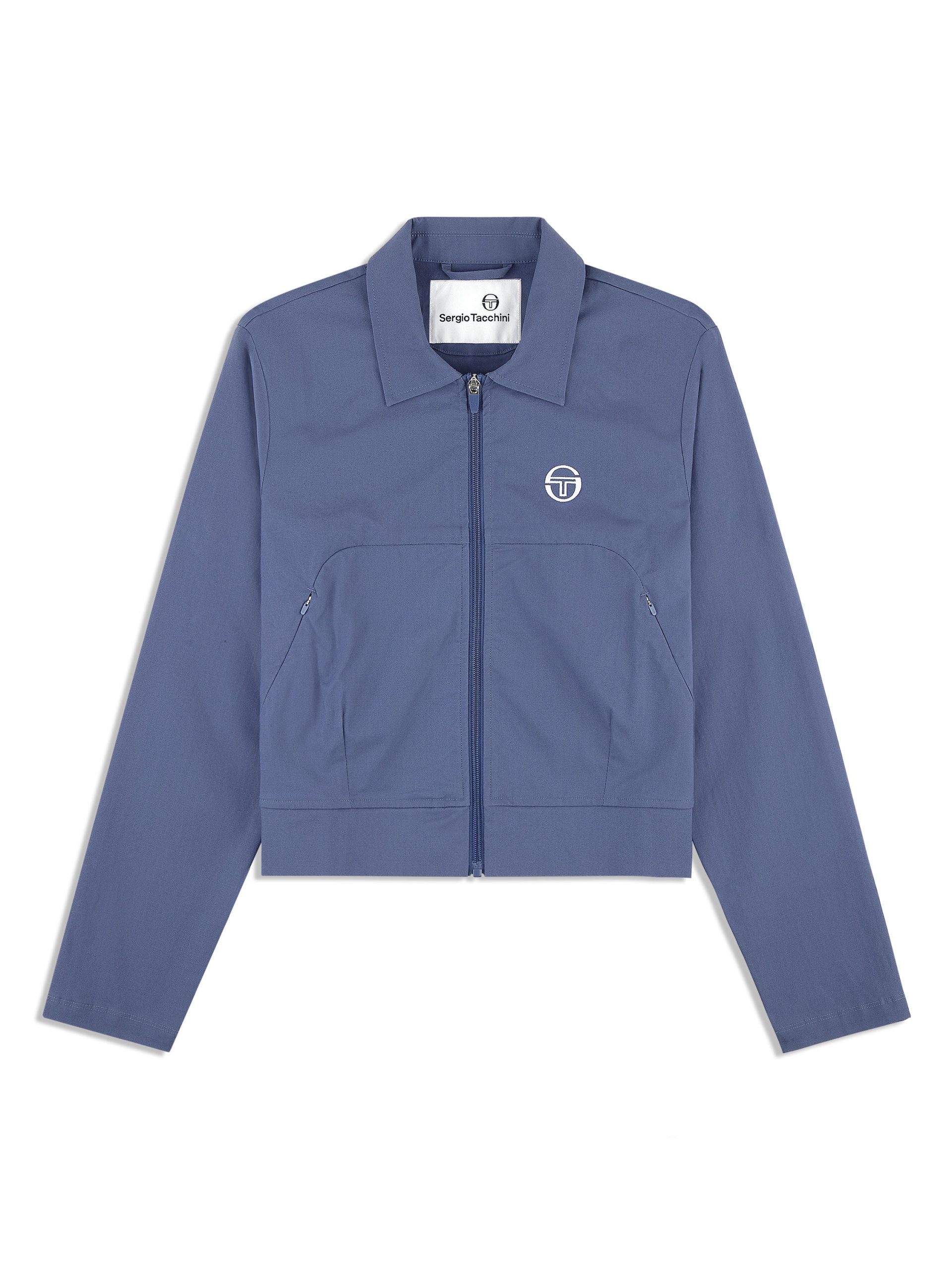 Aria Track Jacket- Blue Indigo - Image 2