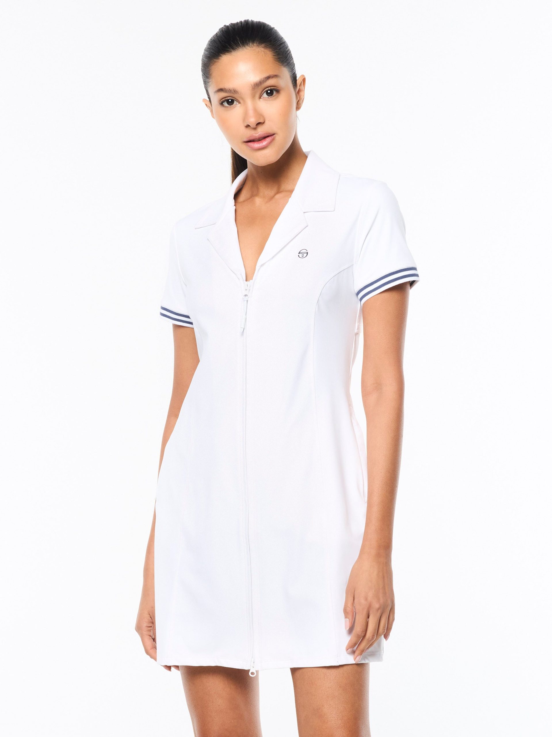 Silvia Dress- Brilliant White - Image 3