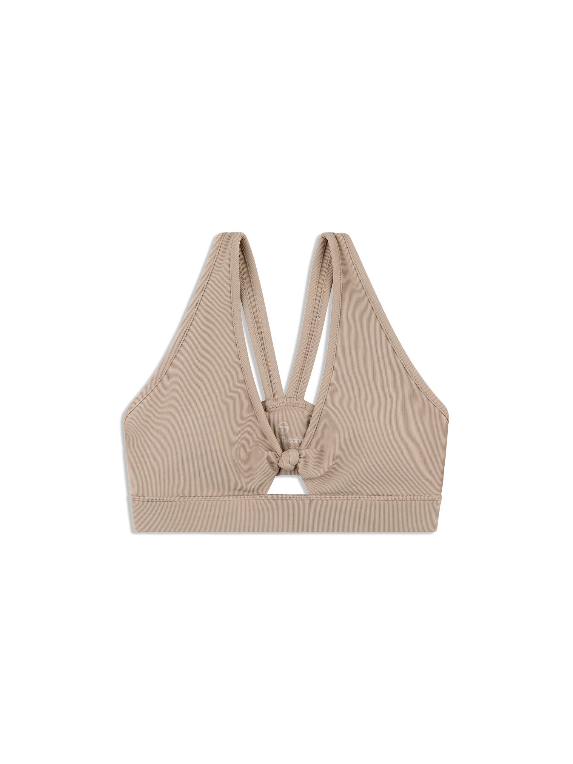 Giulia Sports Bra- Taupe Grey - Image 5