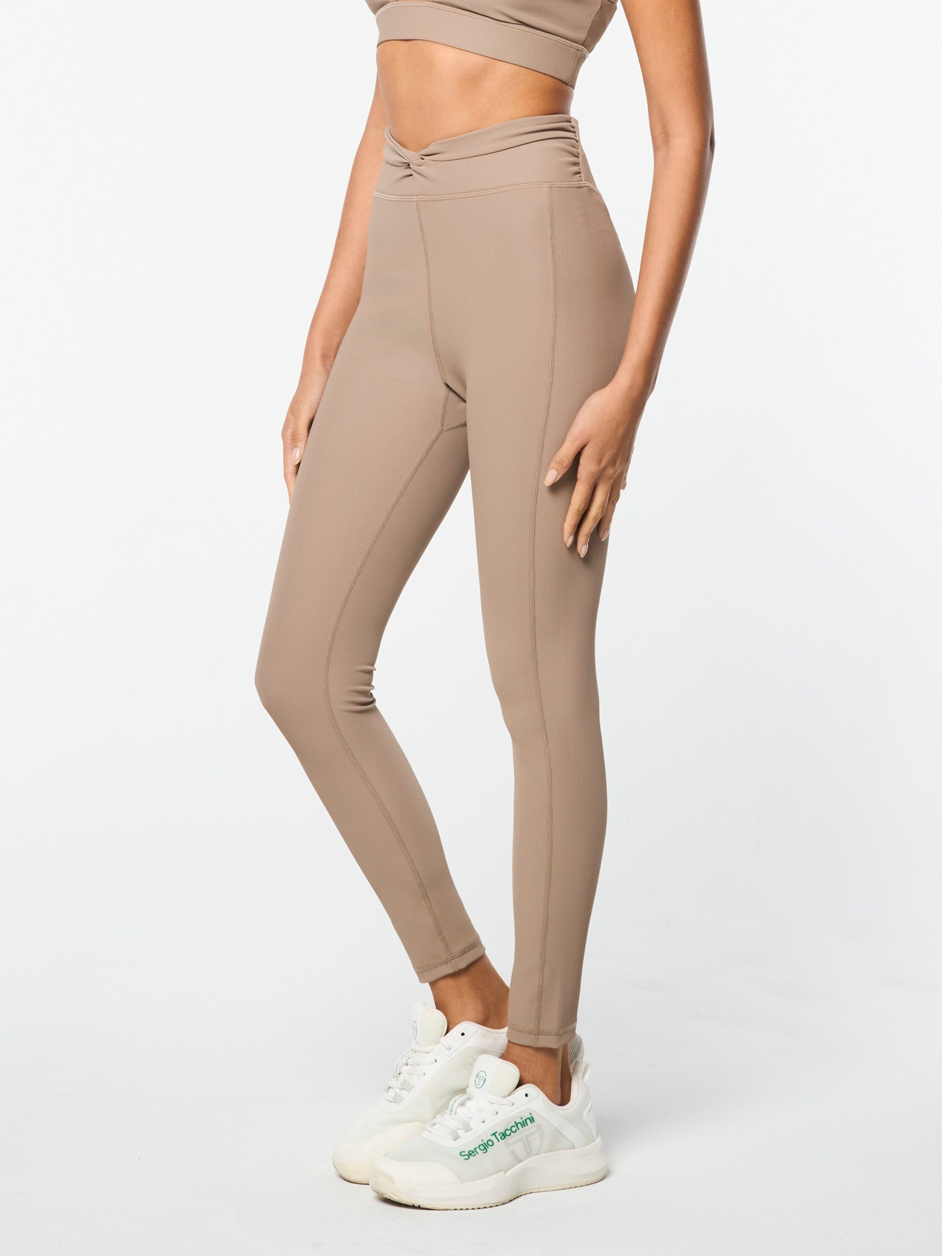 Giulia Leggings- Taupe Grey