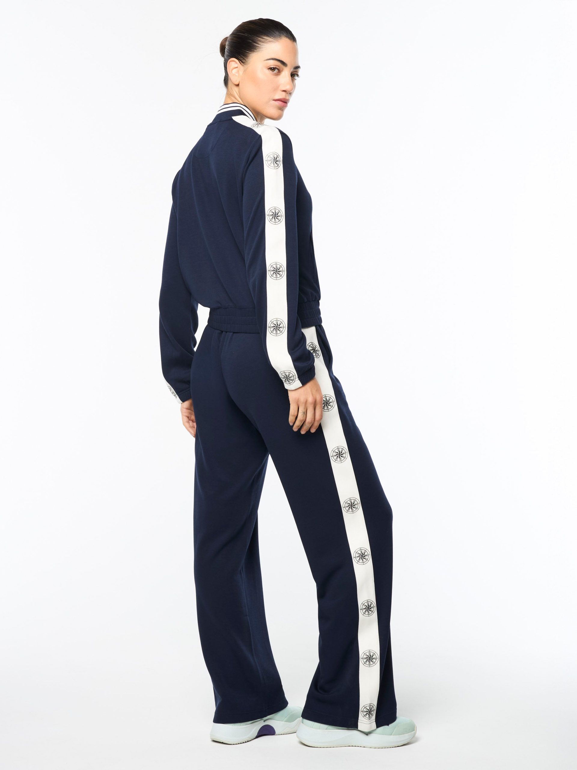 Women's Bussola Track Jacket- Maritime Blue - Image 7