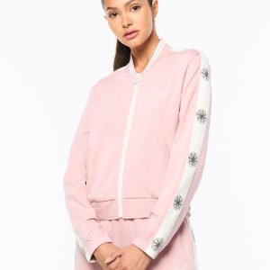 Women's Bussola Track Jacket- Pale Mauve