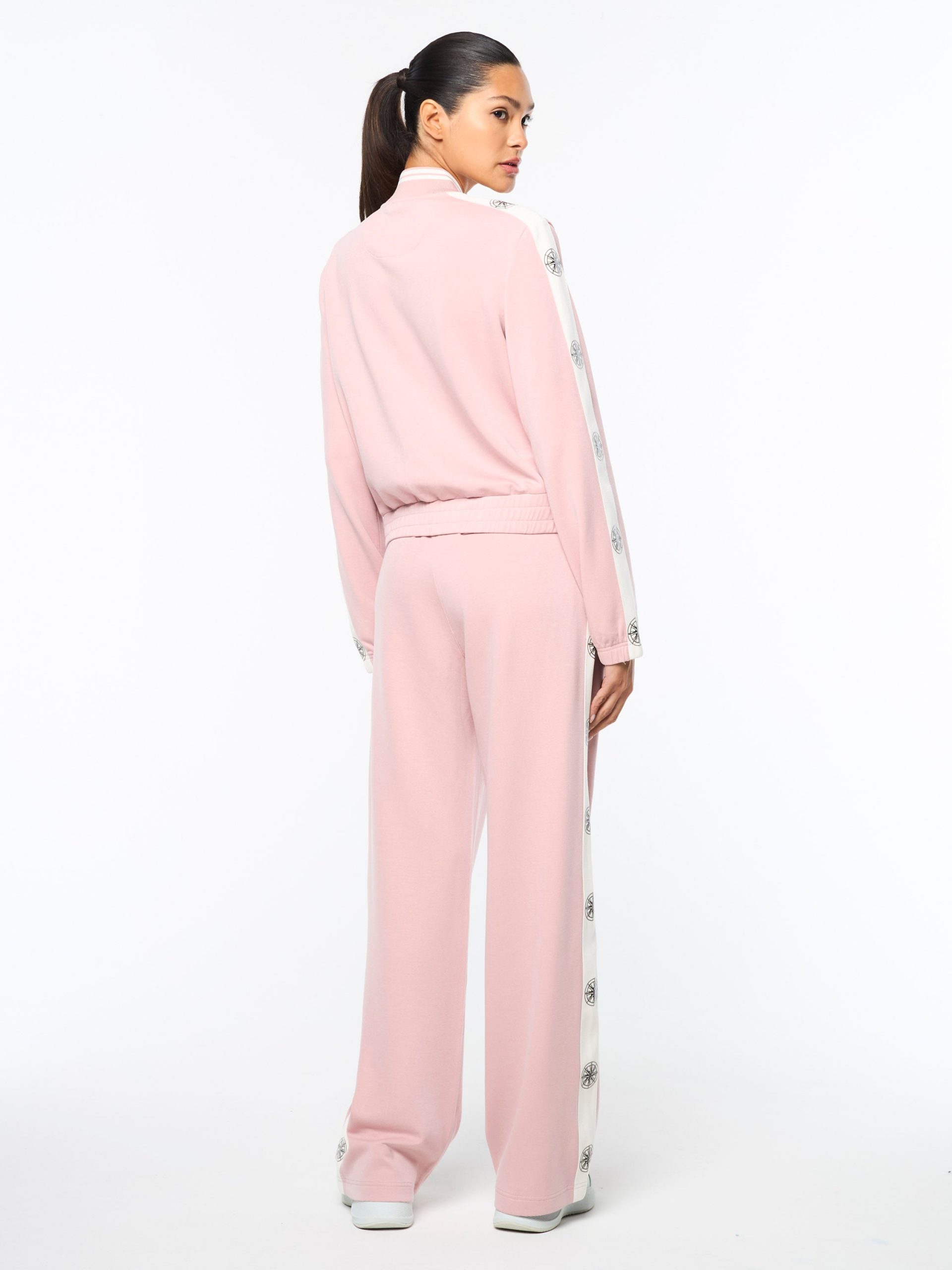 Women's Bussola Track Jacket- Pale Mauve - Image 6