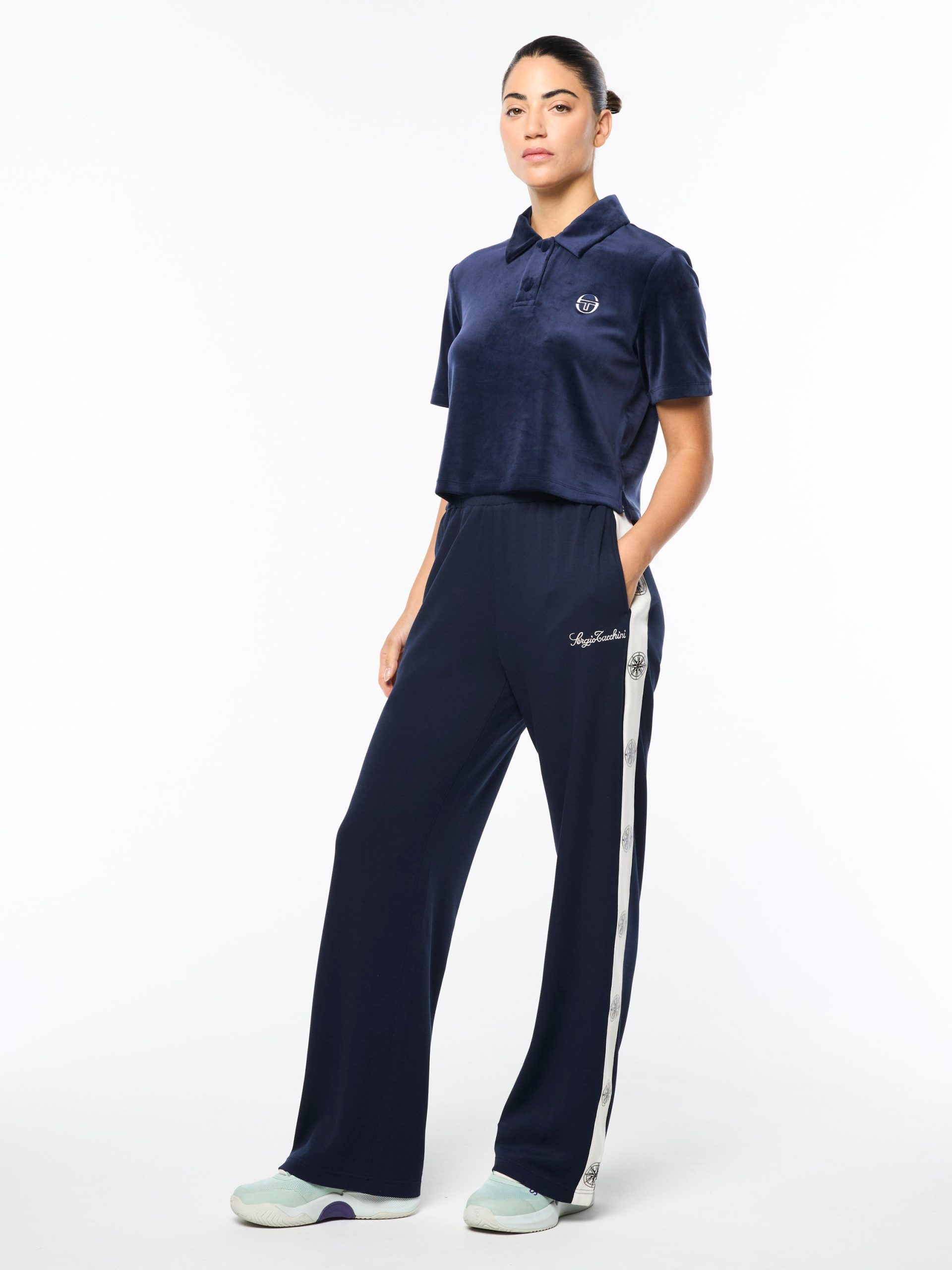 Women's Bussola Track Pant- Maritime Blue - Image 3