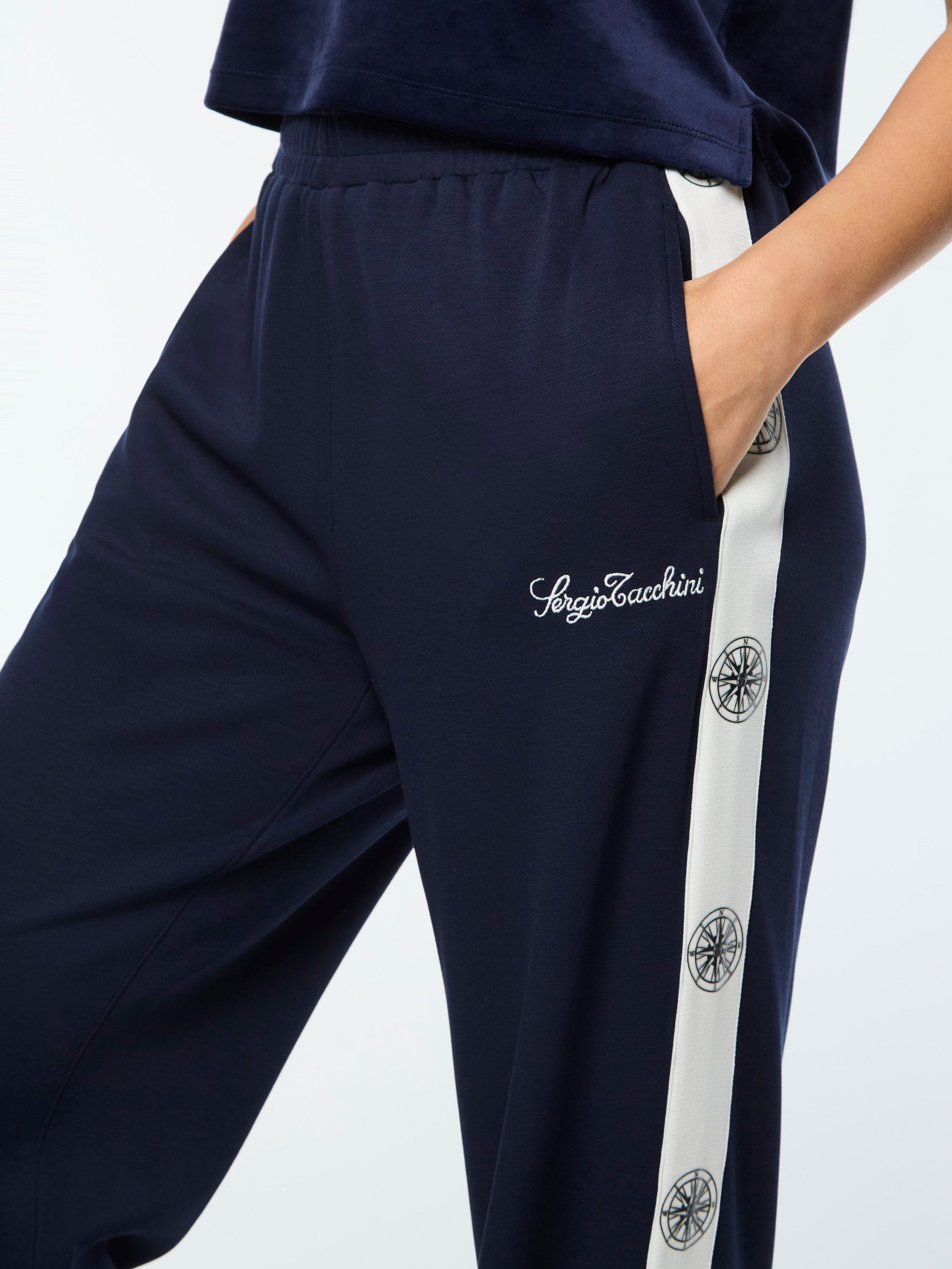 Women's Bussola Track Pant- Maritime Blue - Image 7