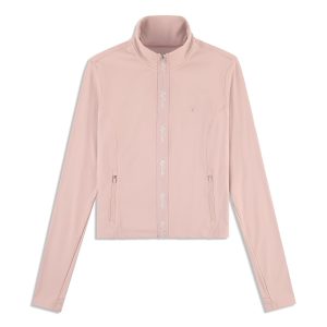 Delfina Contour Track Jacket- Pale Mauve