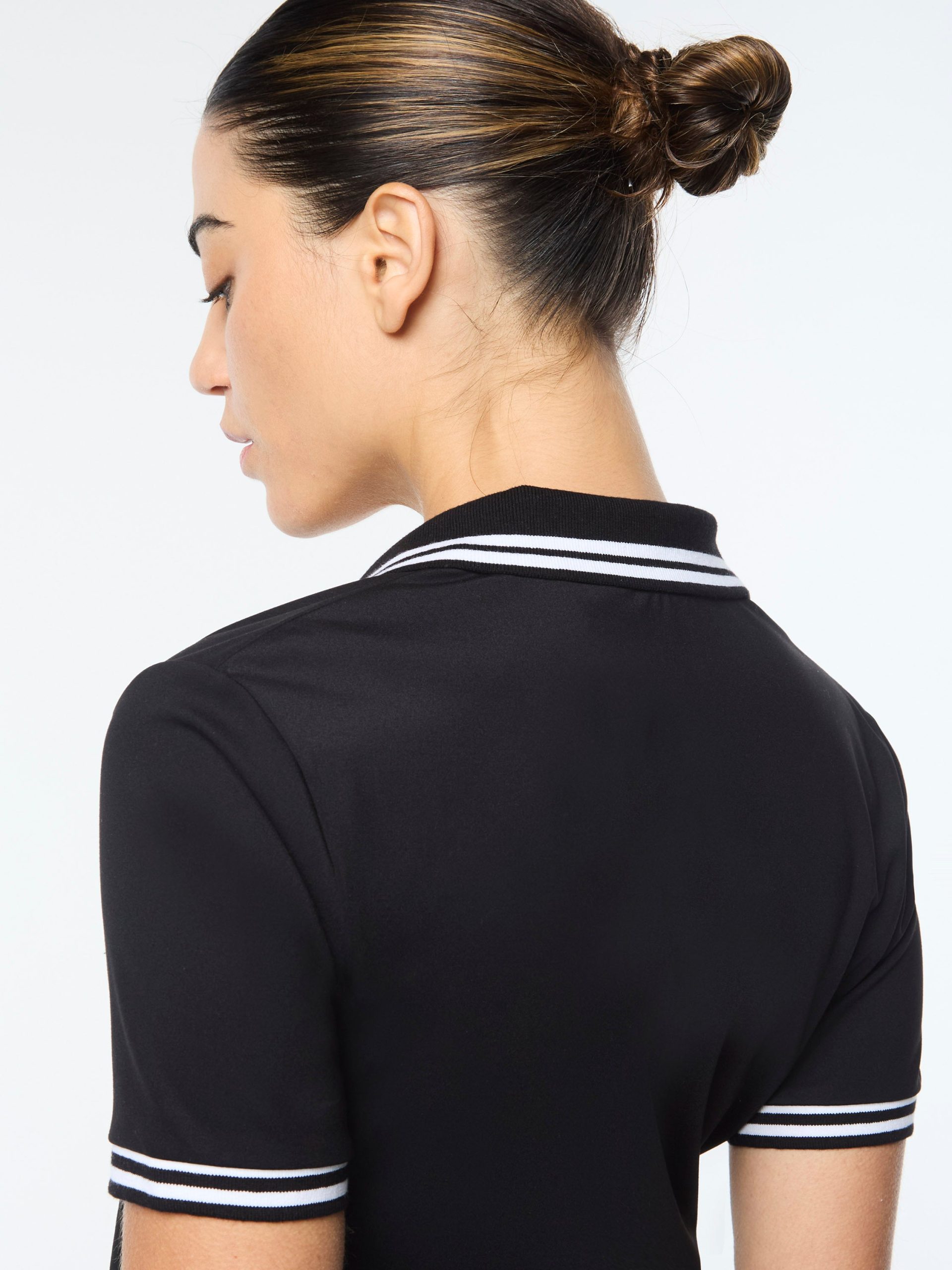 Idalia Cropped Polo- Black Beauty - Image 7