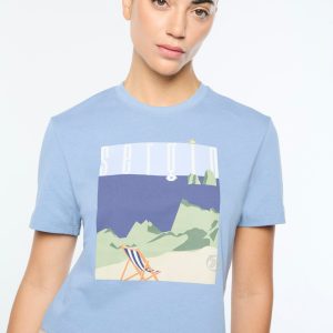 Women's Tosca T-Shirt- Faded Denim