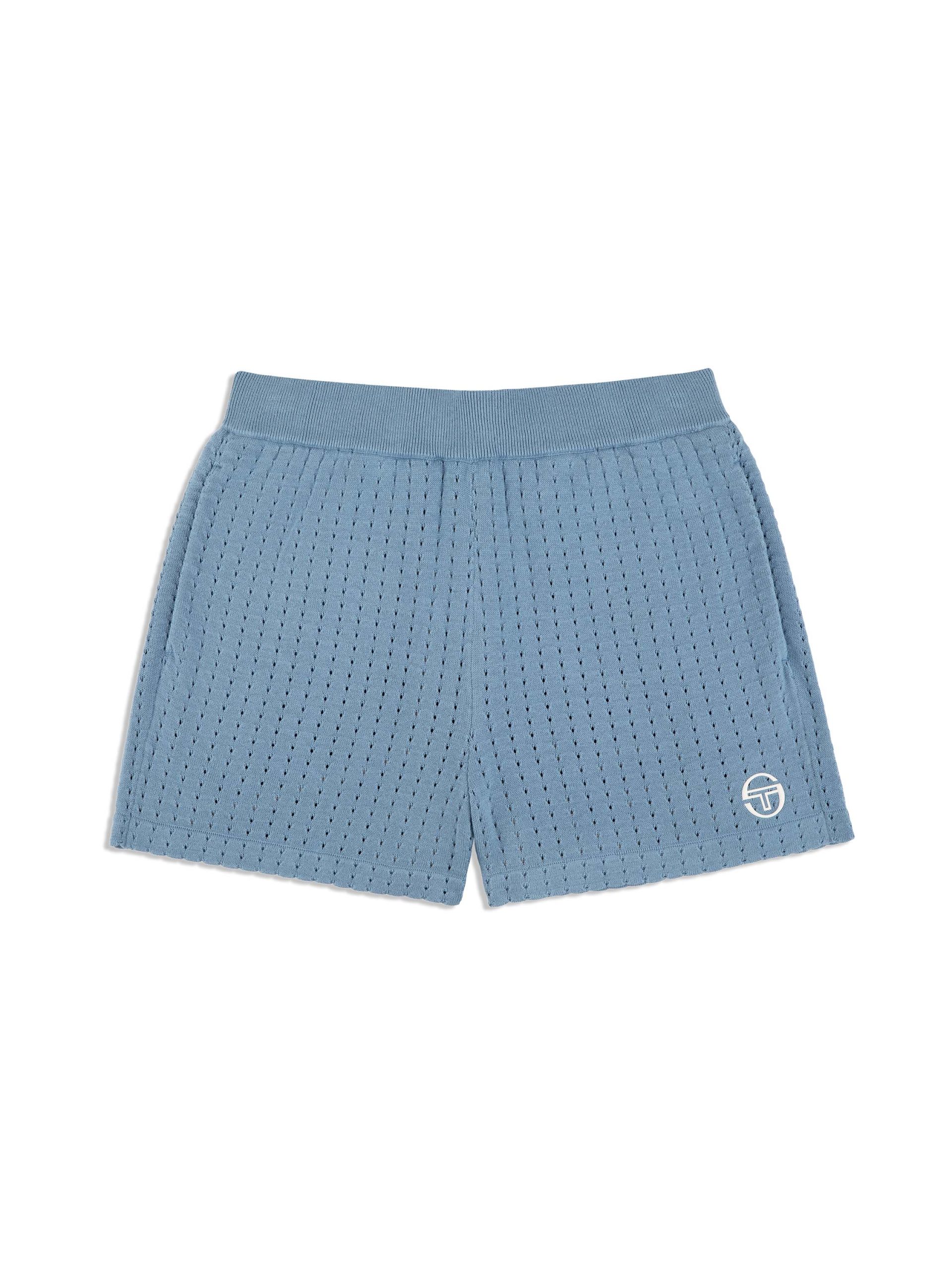 Zola Knit Short- Faded Denim - Image 2