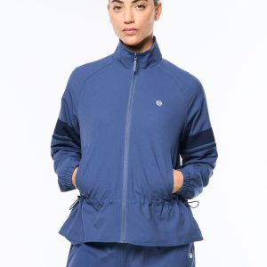Luna Track Jacket- Blue Indigo