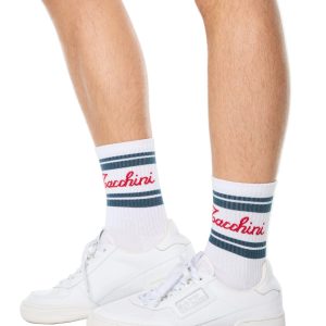 Classico Script Sock-Brilliant White