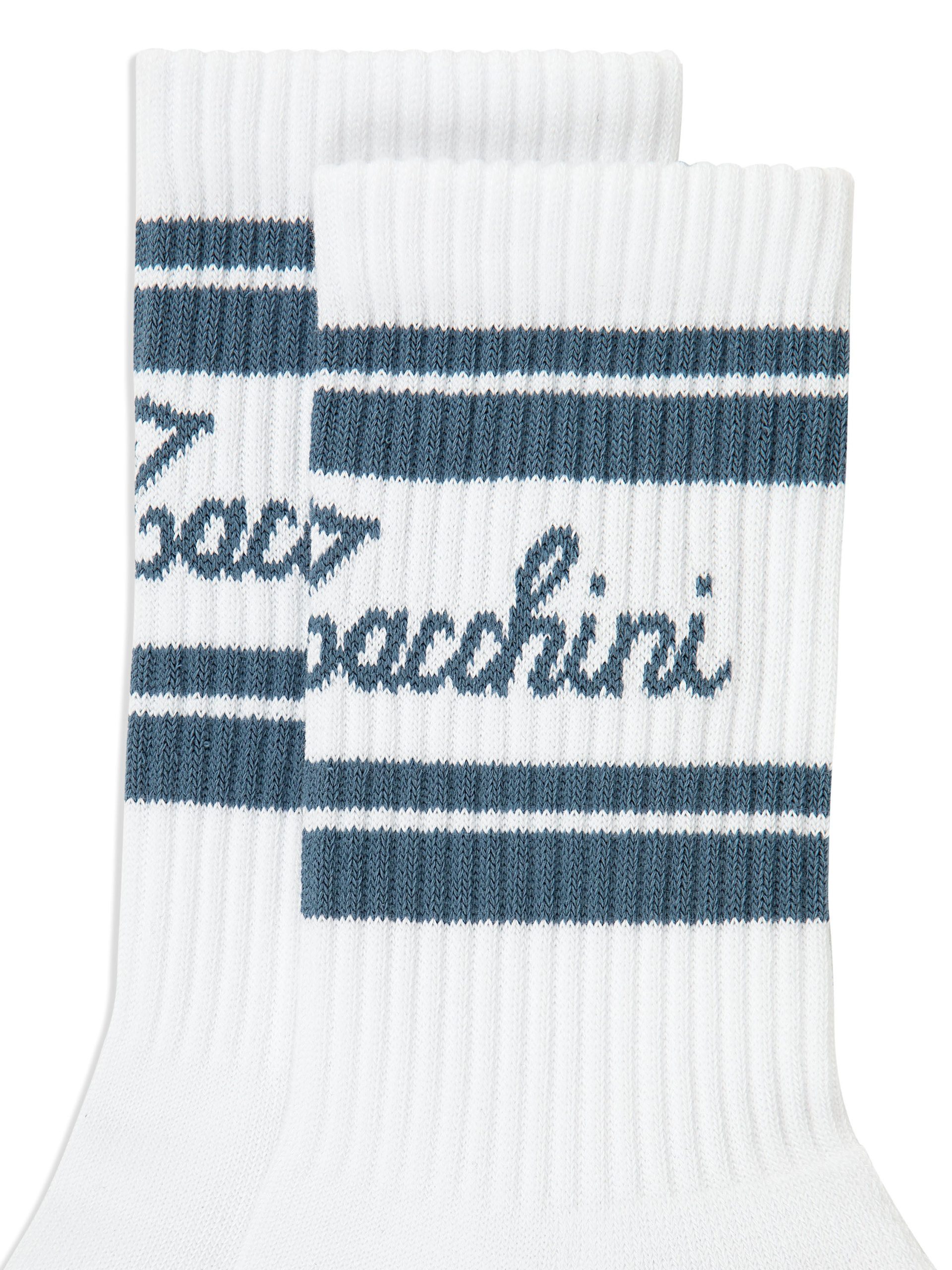 Clasico Script Logo Sock- Coronet Blue - Image 2