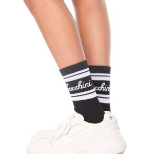 Classico Script Sock-Black Beauty