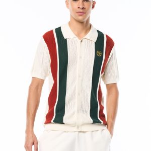 Montell Knit Polo-Gardenia