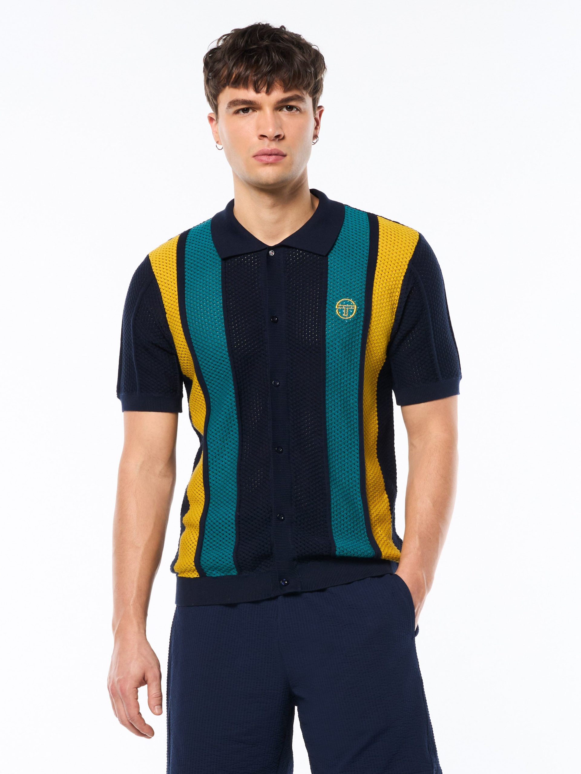 Montell Knit Polo-Maritime Blue