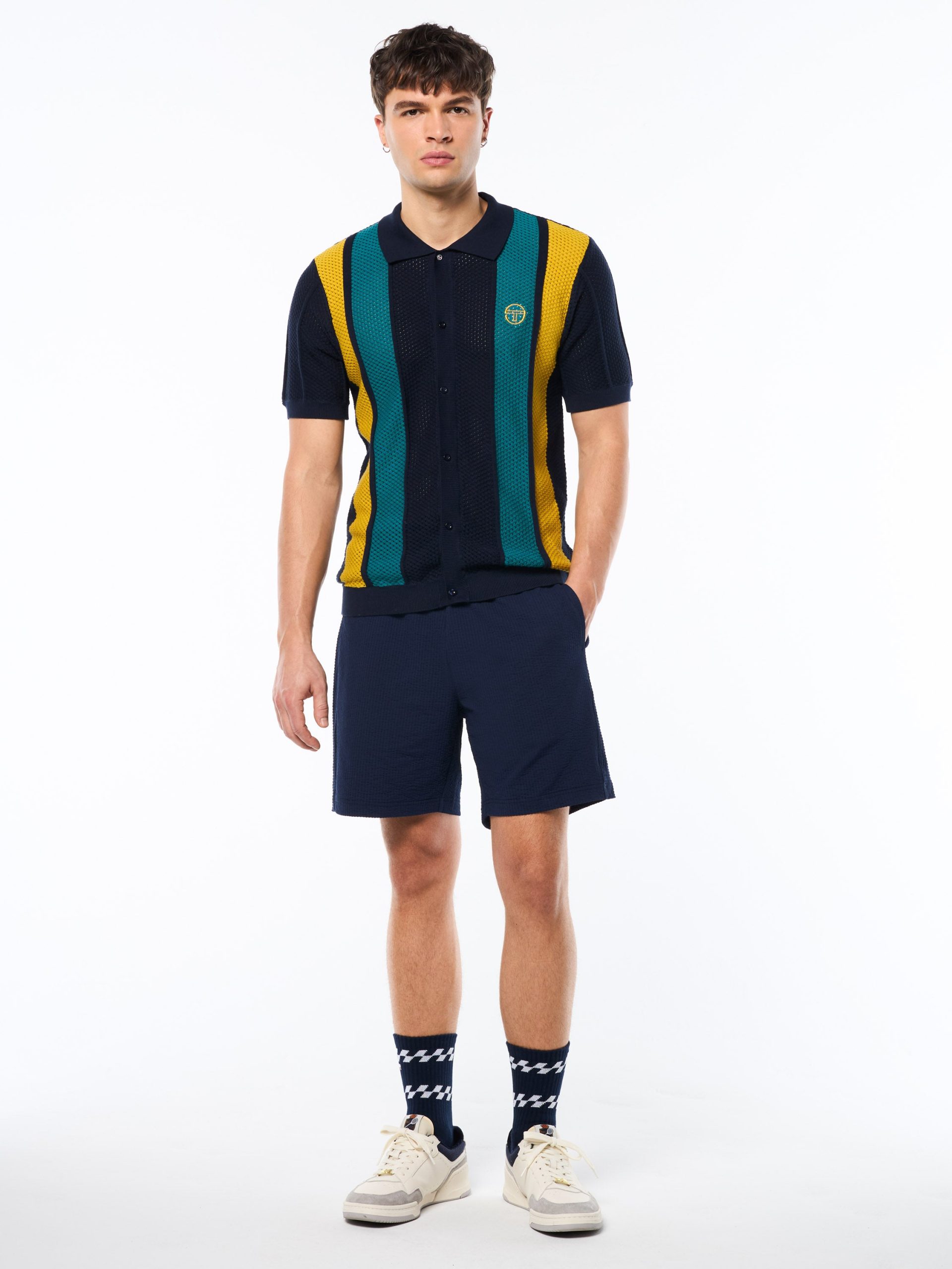 Montell Knit Polo-Maritime Blue - Image 3