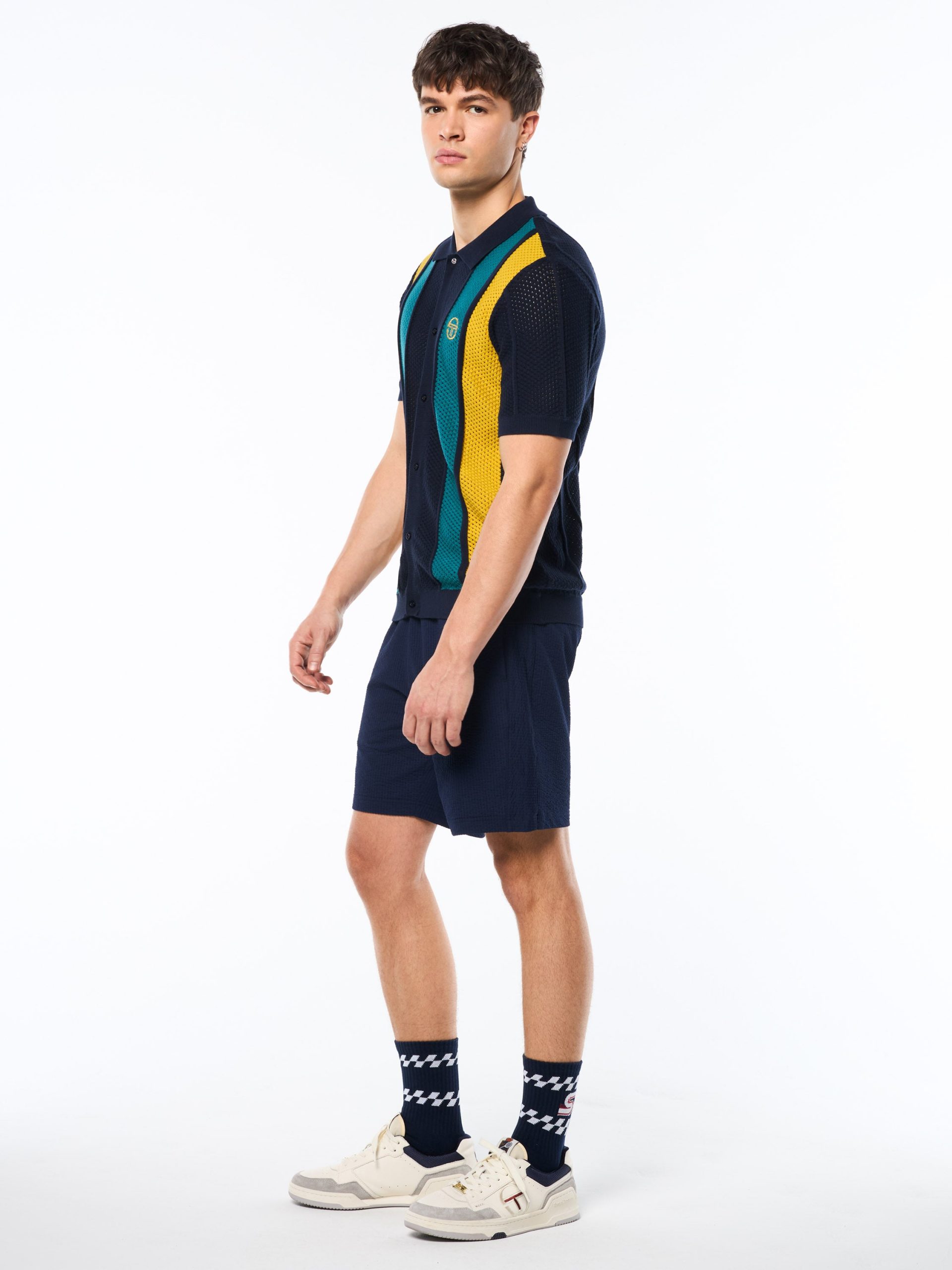 Montell Knit Polo-Maritime Blue - Image 4