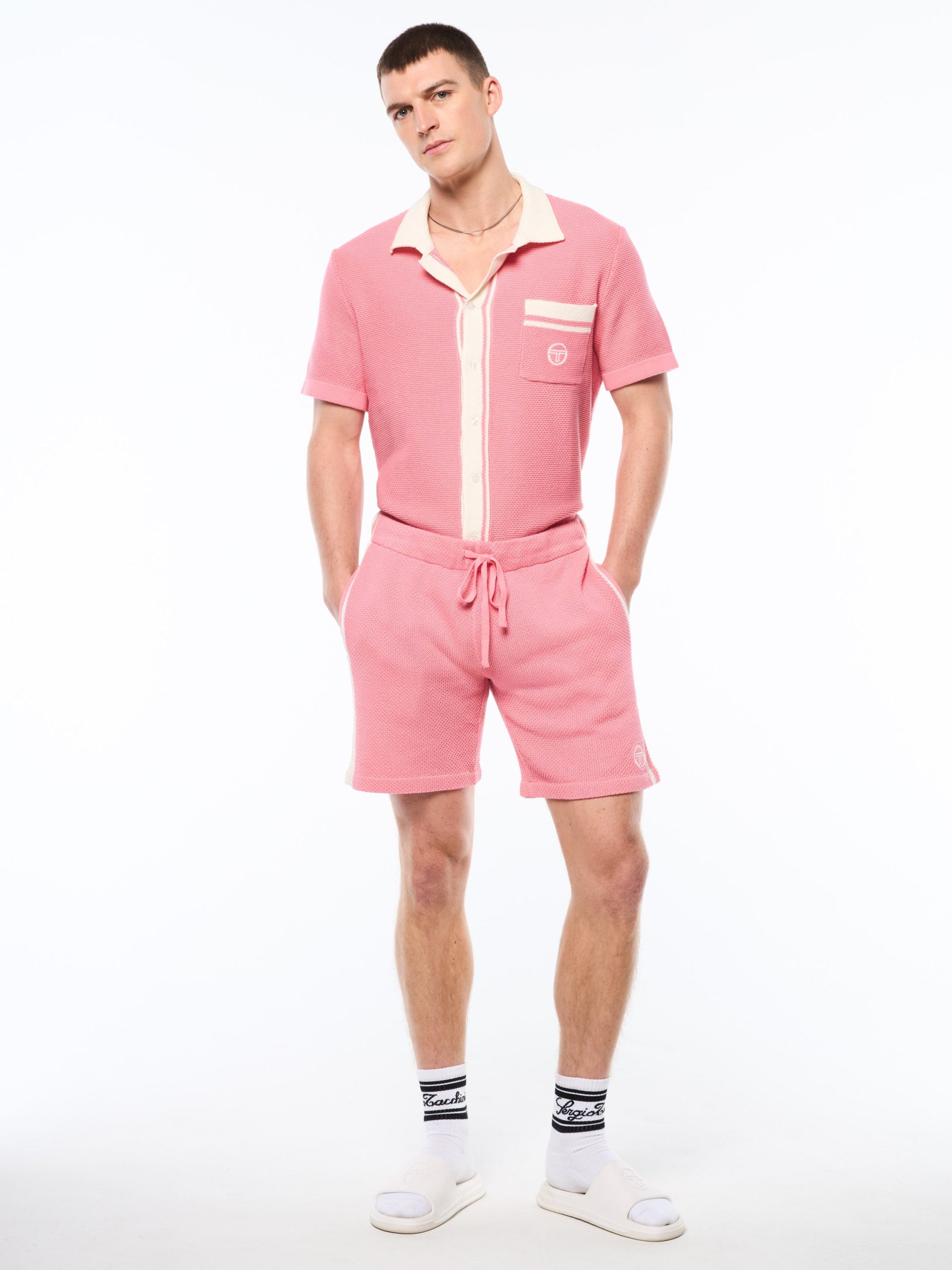 Fratelli Crochet Cabana Short-Geranium Pink - Image 3