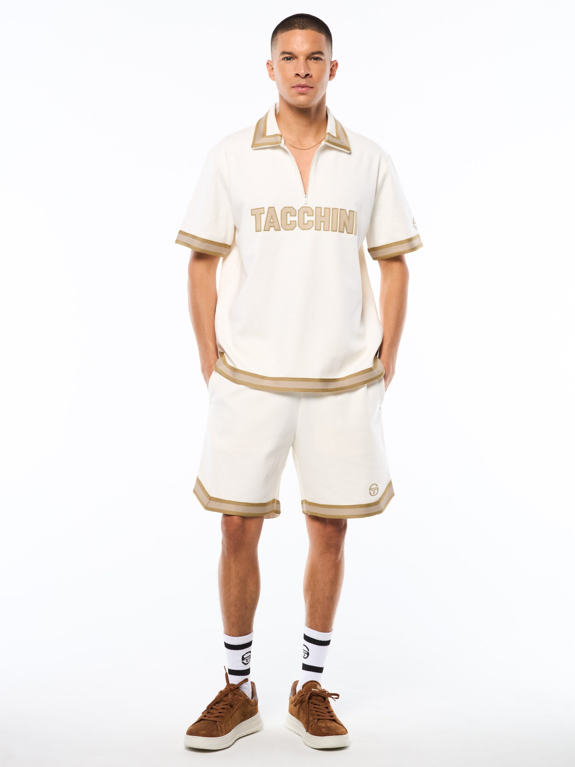 Tito Short Sleeve Polo-Gardenia - Image 3