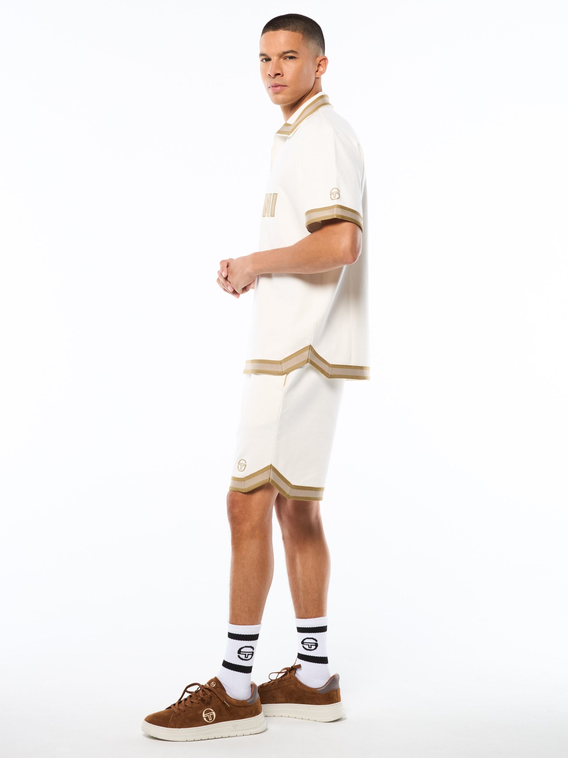 Tito Short Sleeve Polo-Gardenia - Image 4