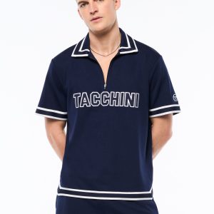 Tito Short Sleeve Polo-Maritime Blue