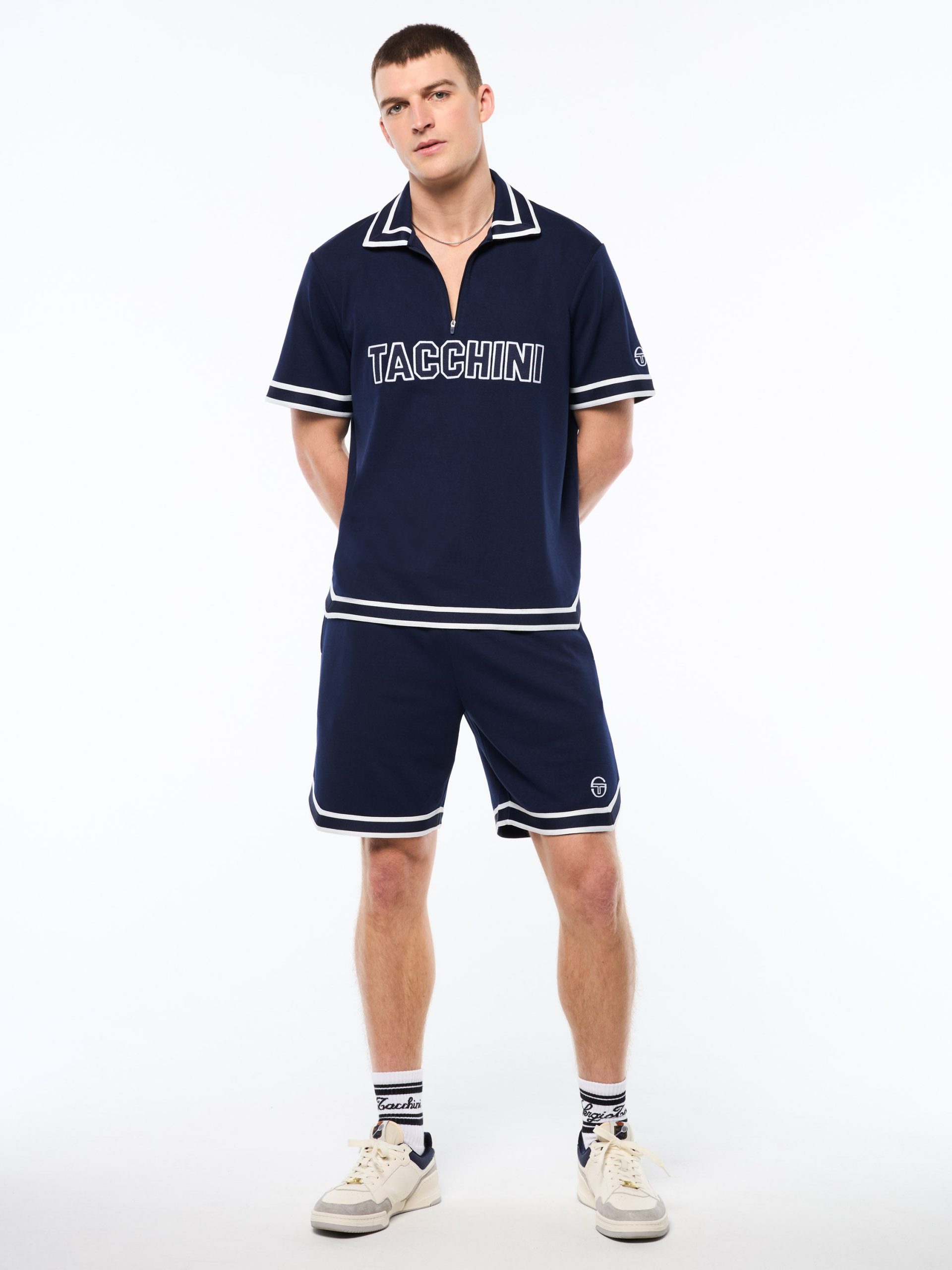 Tito Short Sleeve Polo-Maritime Blue - Image 3