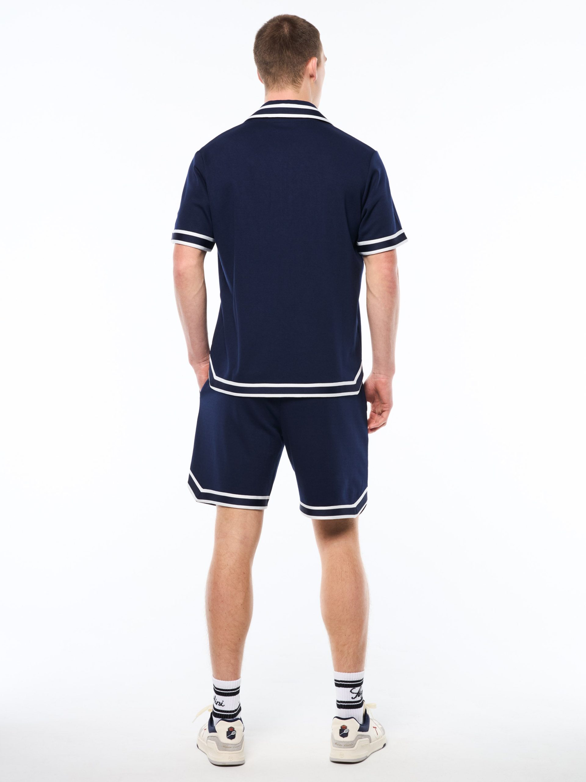 Tito Short Sleeve Polo-Maritime Blue - Image 5