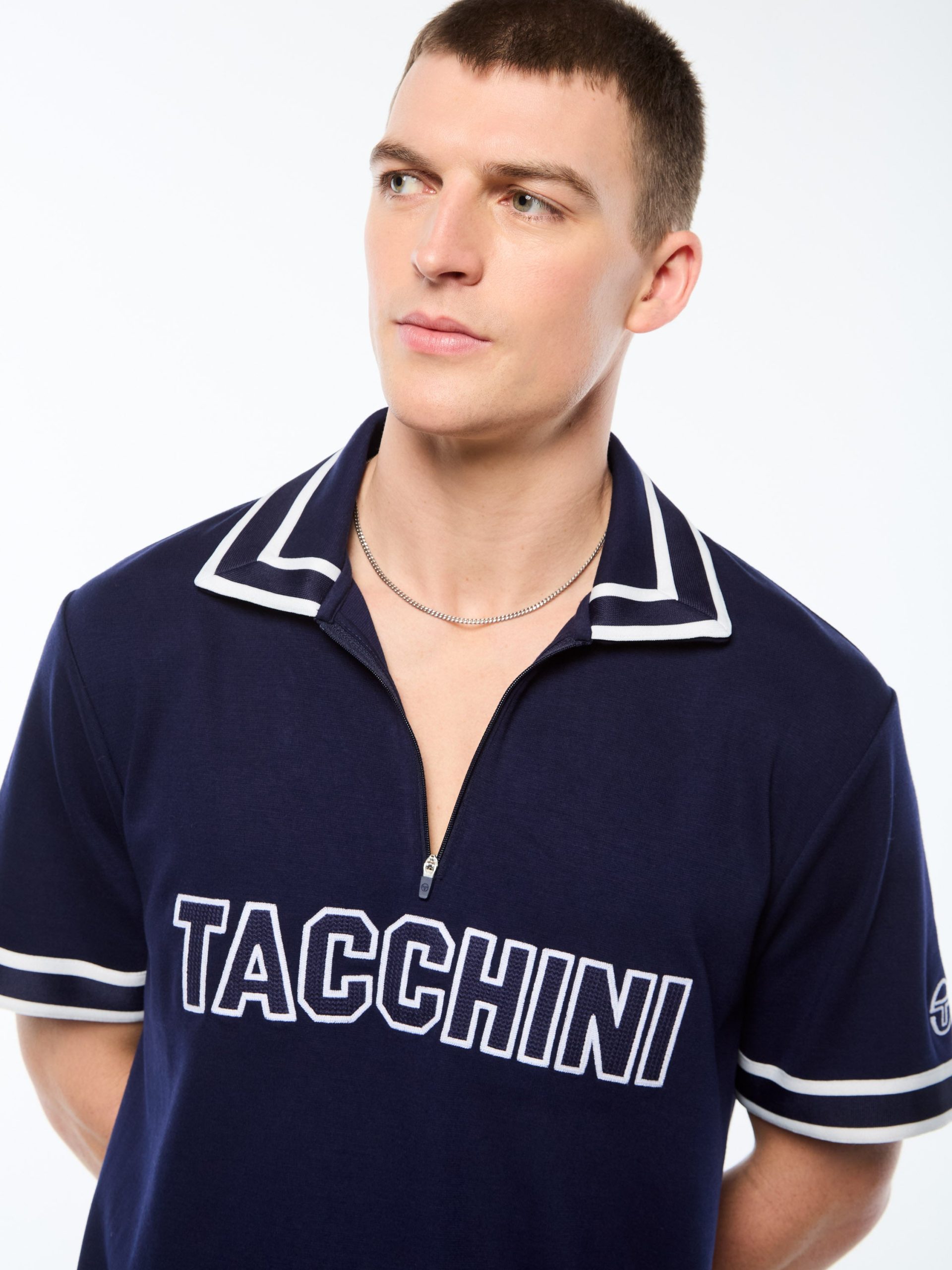 Tito Short Sleeve Polo-Maritime Blue - Image 6