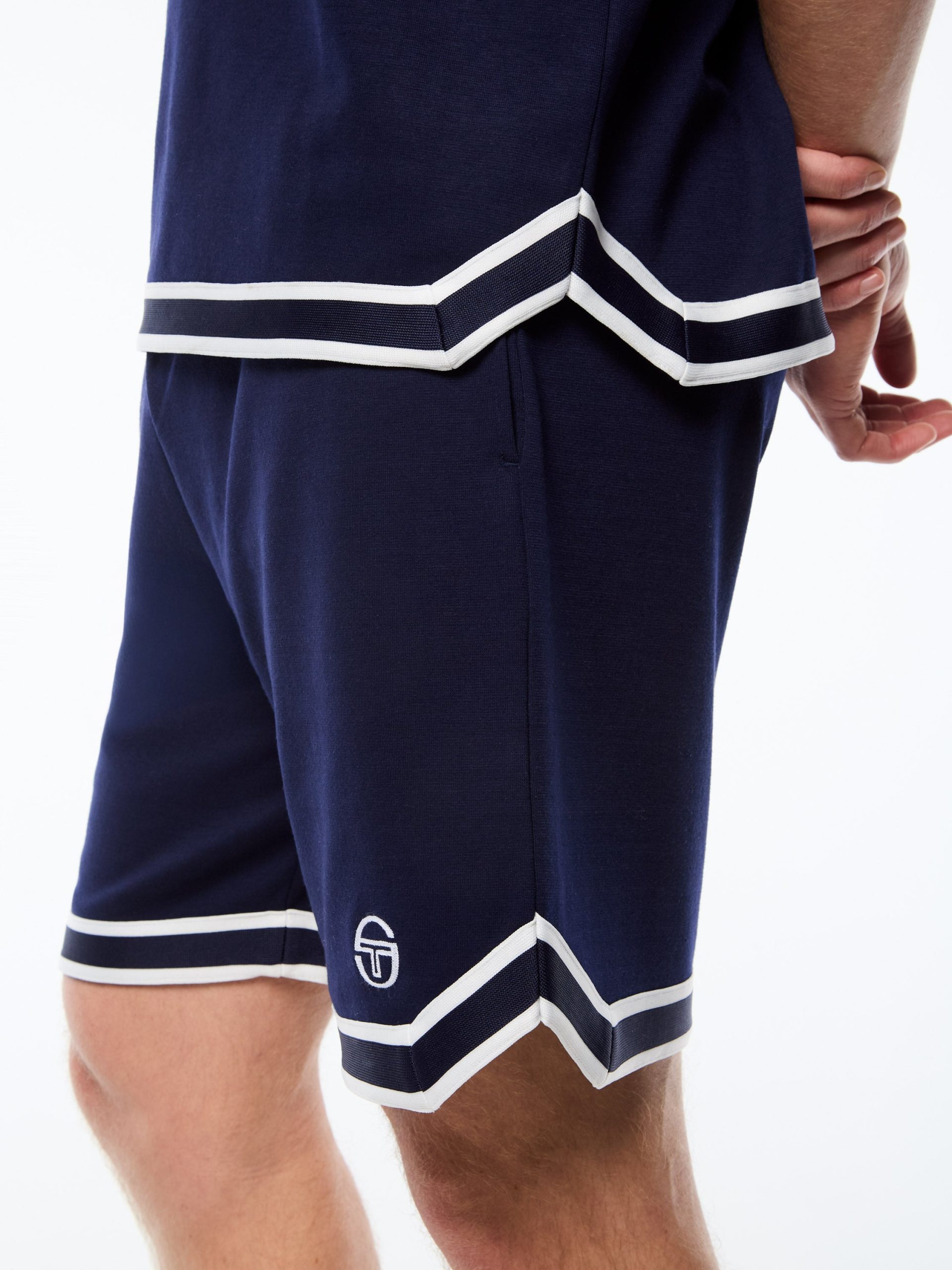 Tito Short Sleeve Polo-Maritime Blue - Image 8