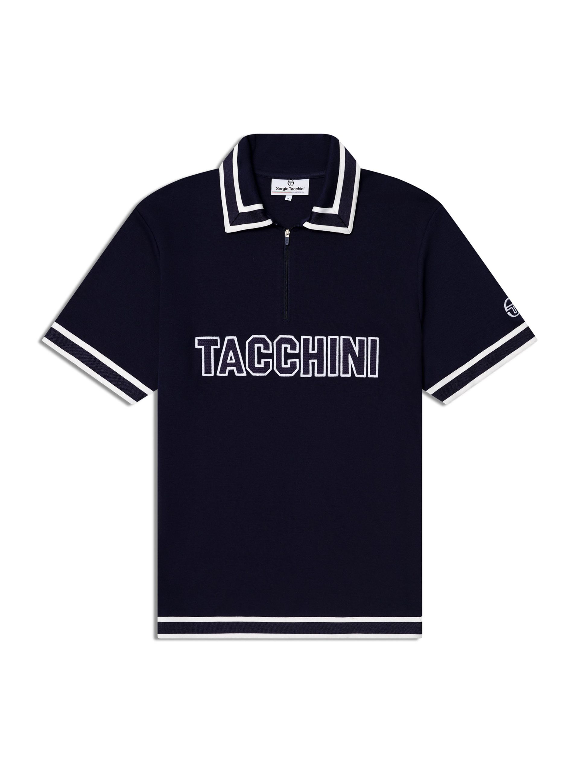 Tito Short Sleeve Polo-Maritime Blue - Image 2