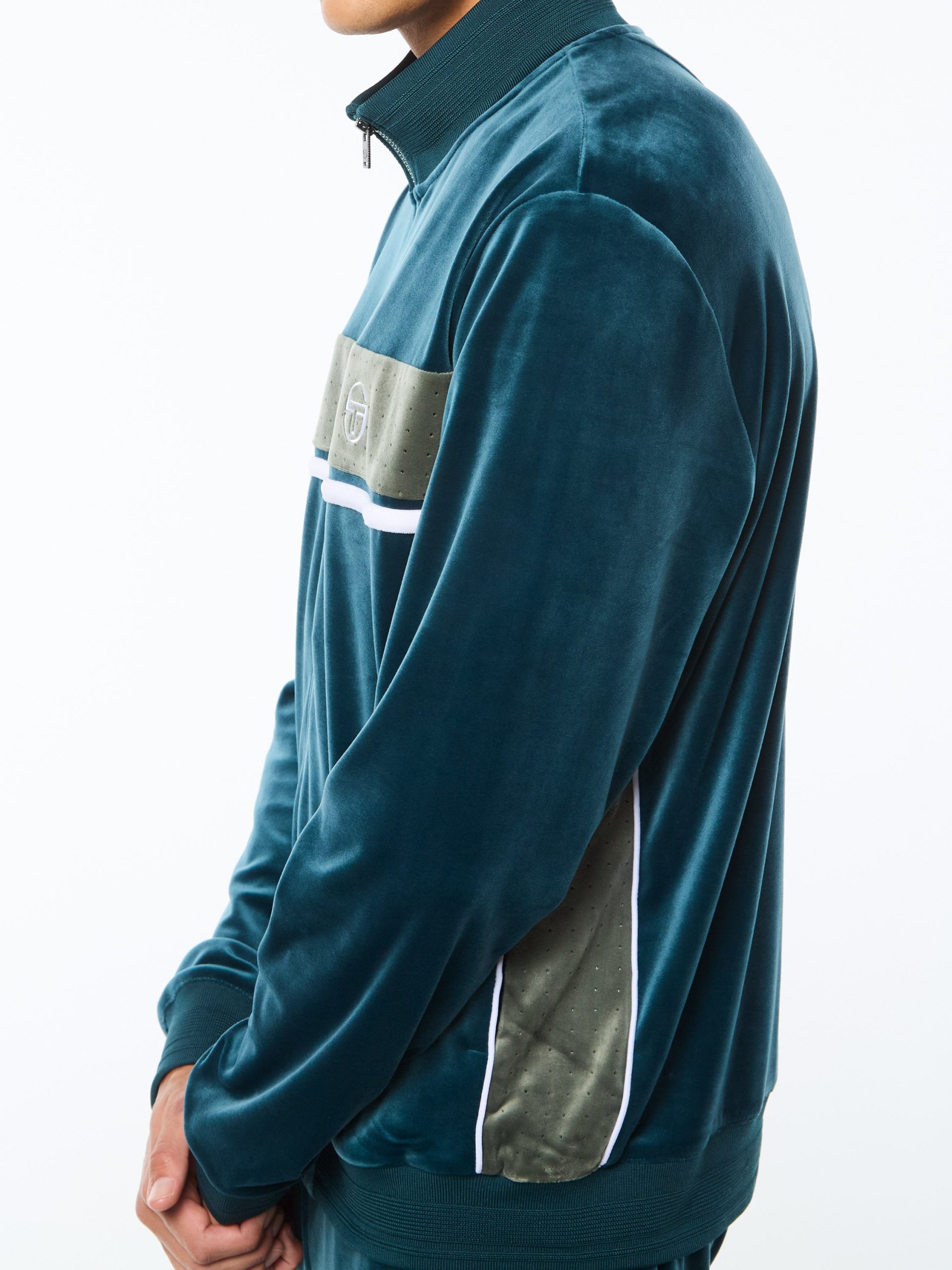 Forato Velour Track Jacket-Mediterranea - Image 7