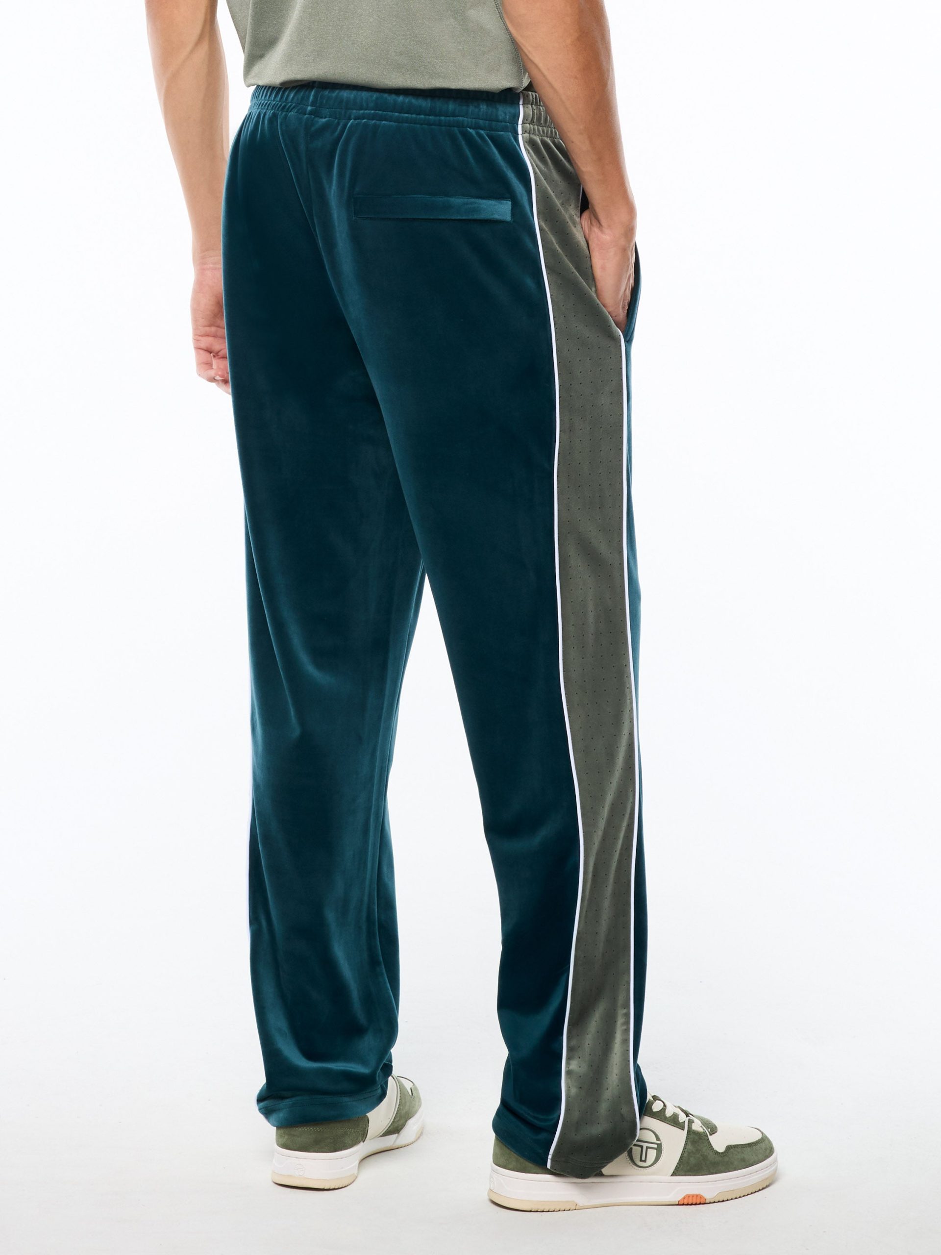 Forato Velour Track Pant-Mediterranea - Image 4