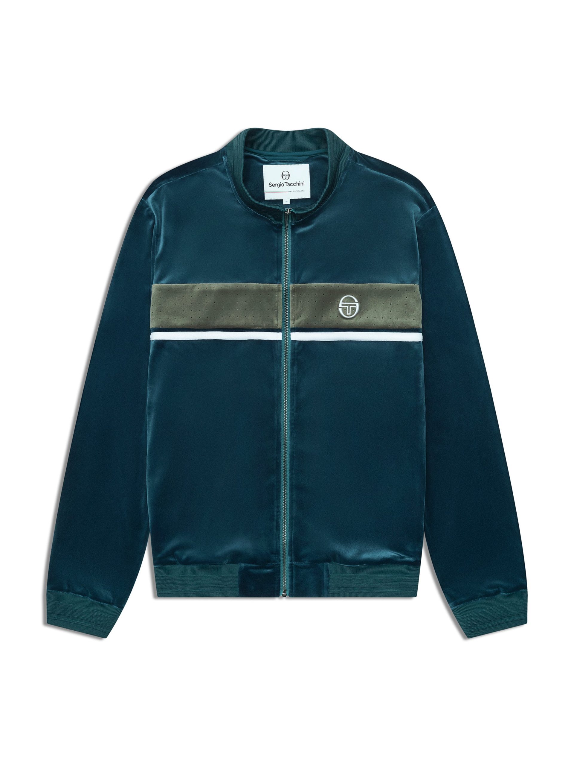 Forato Velour Track Jacket-Mediterranea - Image 2