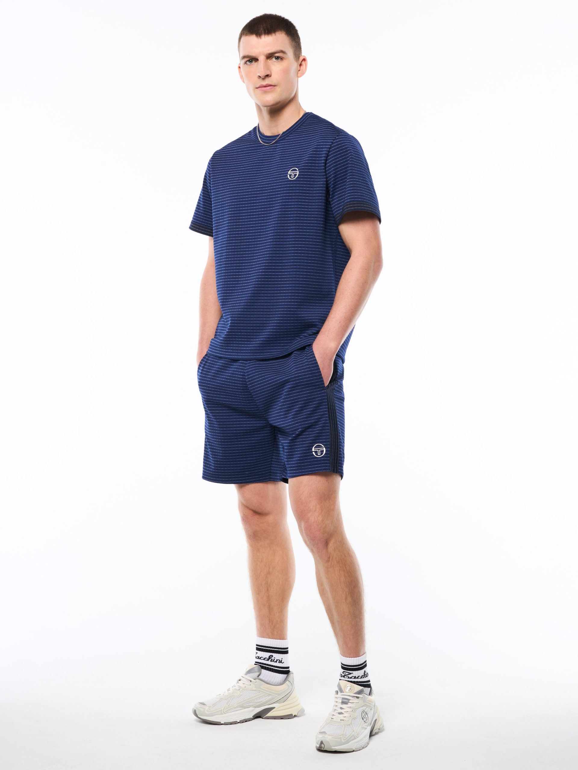 Rete T-Shirt-Maritime Blue - Image 9