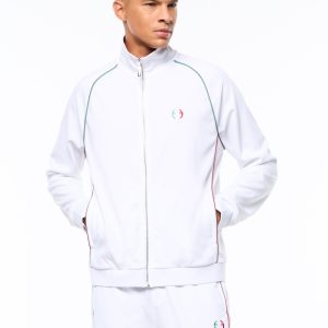 Eredita Track Jacket-Brilliant White