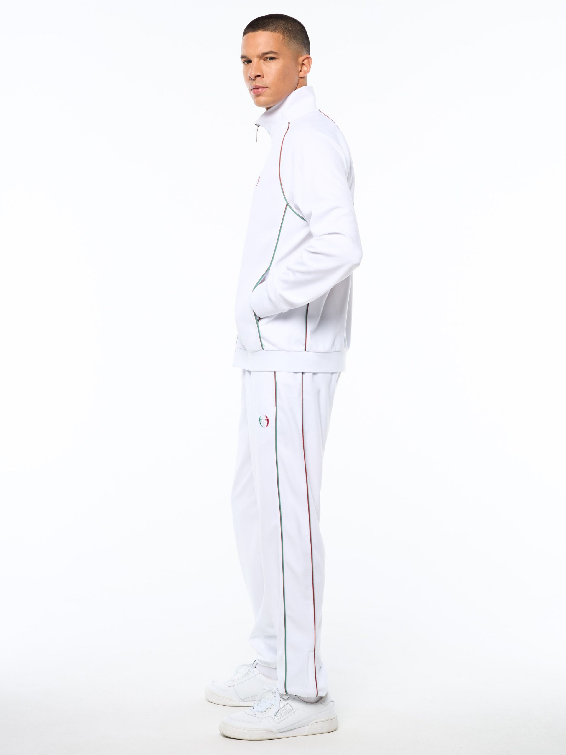Eredita Track Jacket-Brilliant White - Image 4