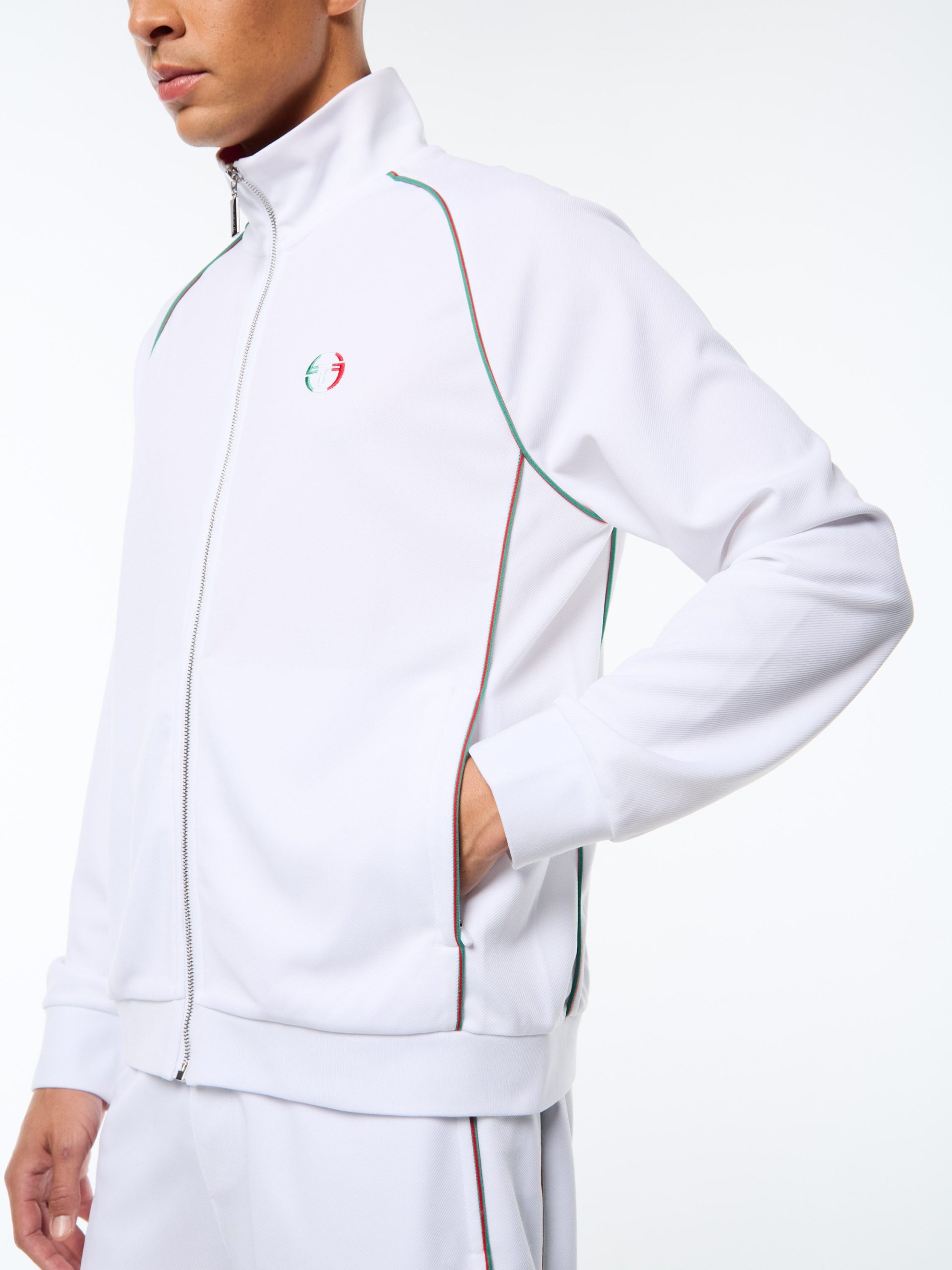 Eredita Track Jacket-Brilliant White - Image 7