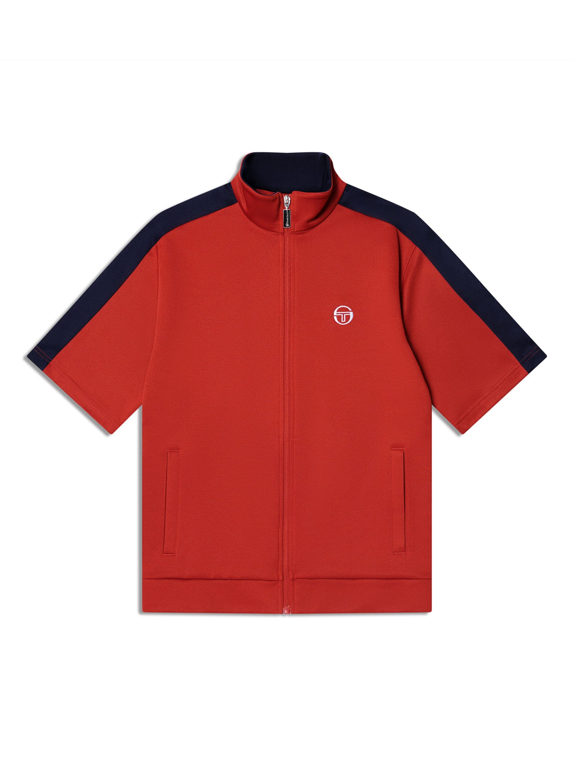 Viscotti Short Sleeve Track Jacket-Bossa Nova - Image 2