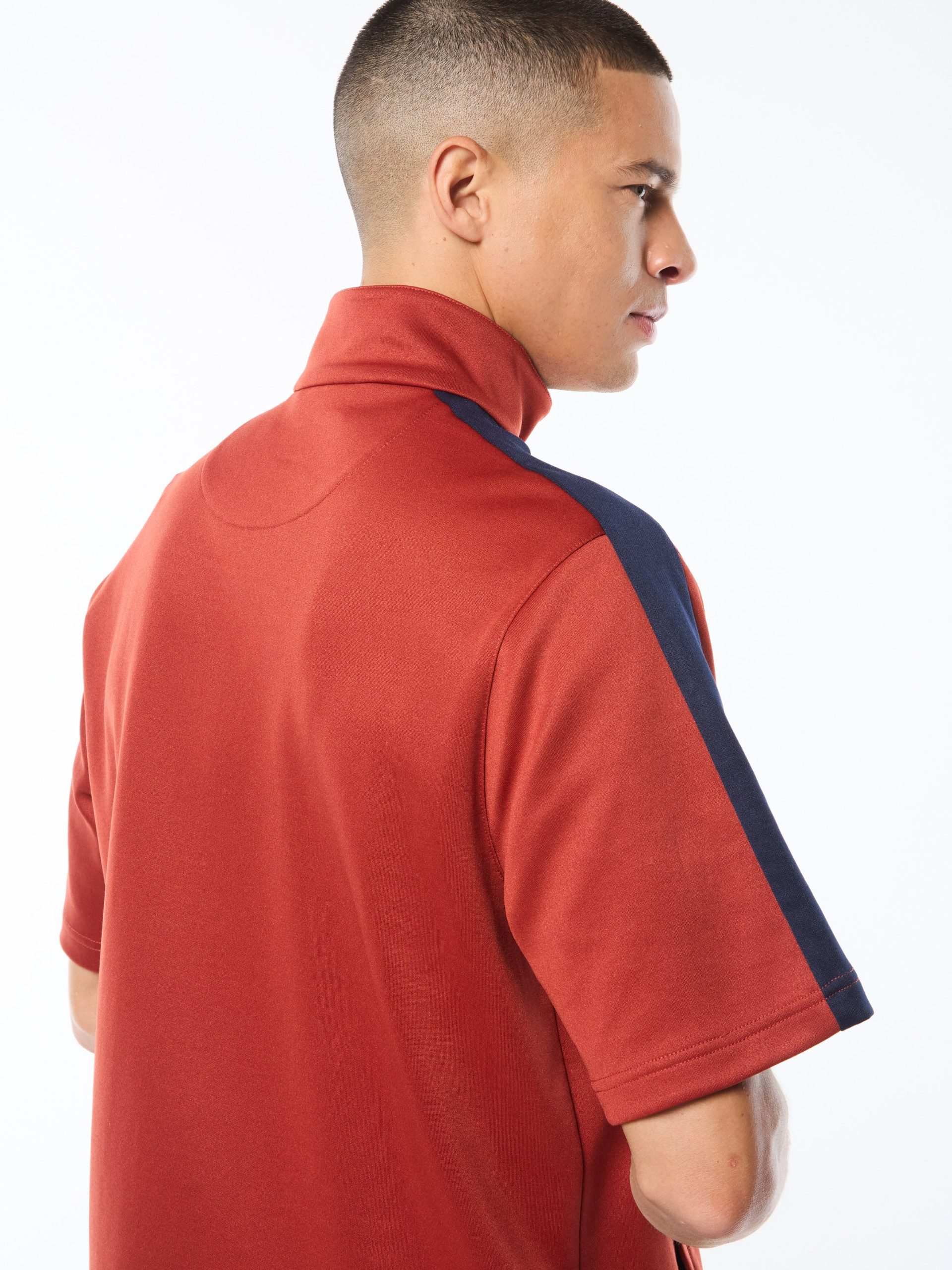 Viscotti Short Sleeve Track Jacket-Bossa Nova - Image 4