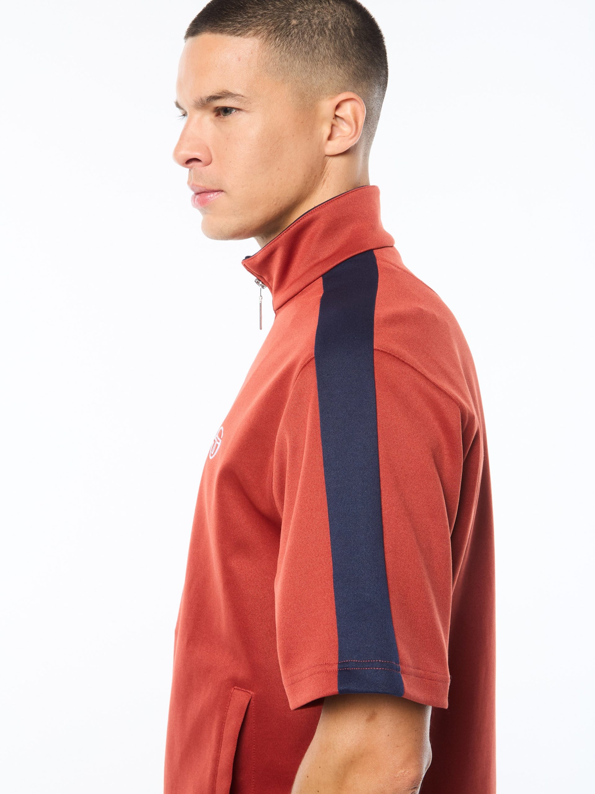 Viscotti Short Sleeve Track Jacket-Bossa Nova - Image 5
