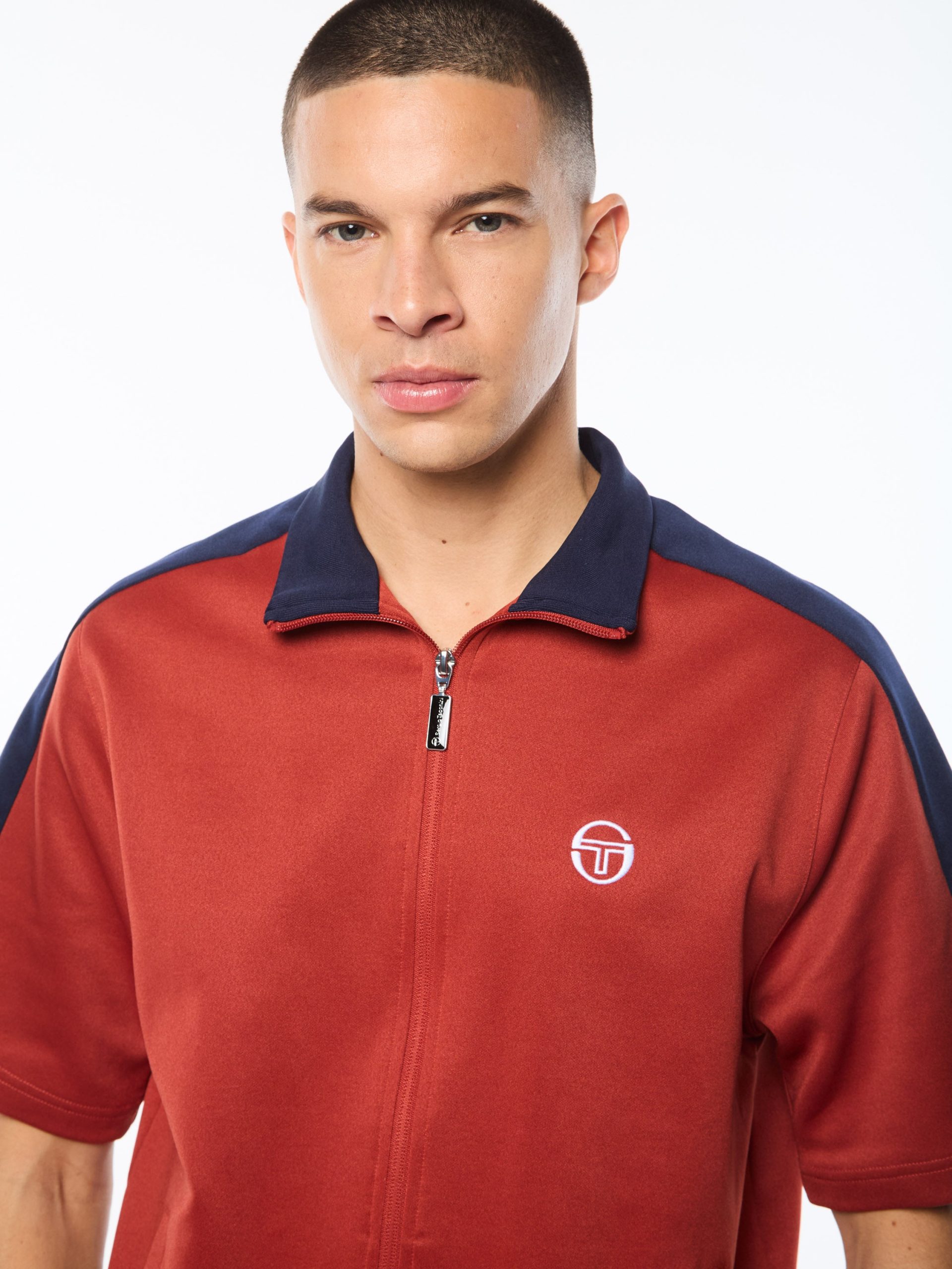 Viscotti Short Sleeve Track Jacket-Bossa Nova - Image 6