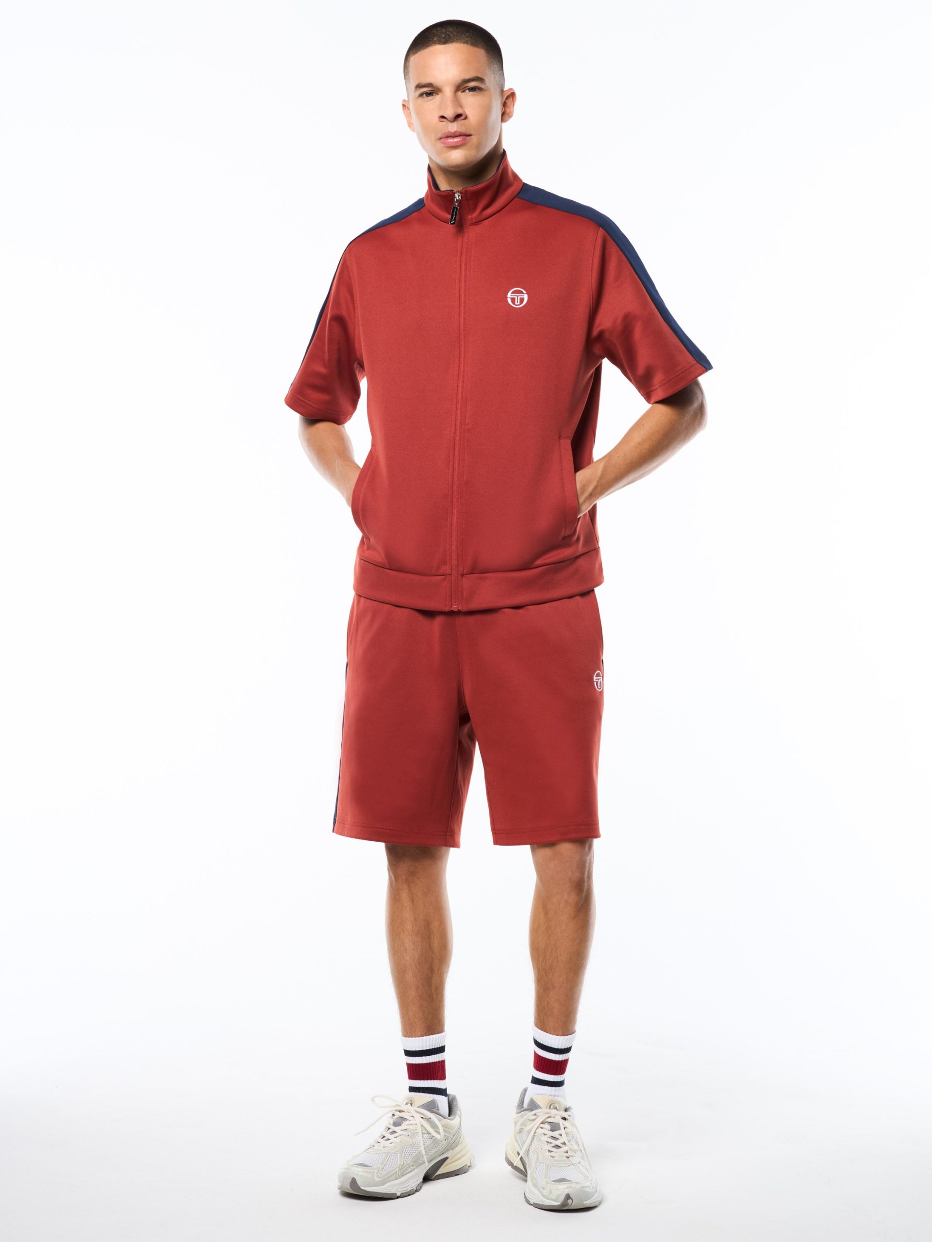 Viscotti Short Sleeve Track Jacket-Bossa Nova - Image 7