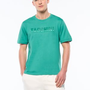 Strisce T-Shirt-Bottle Green